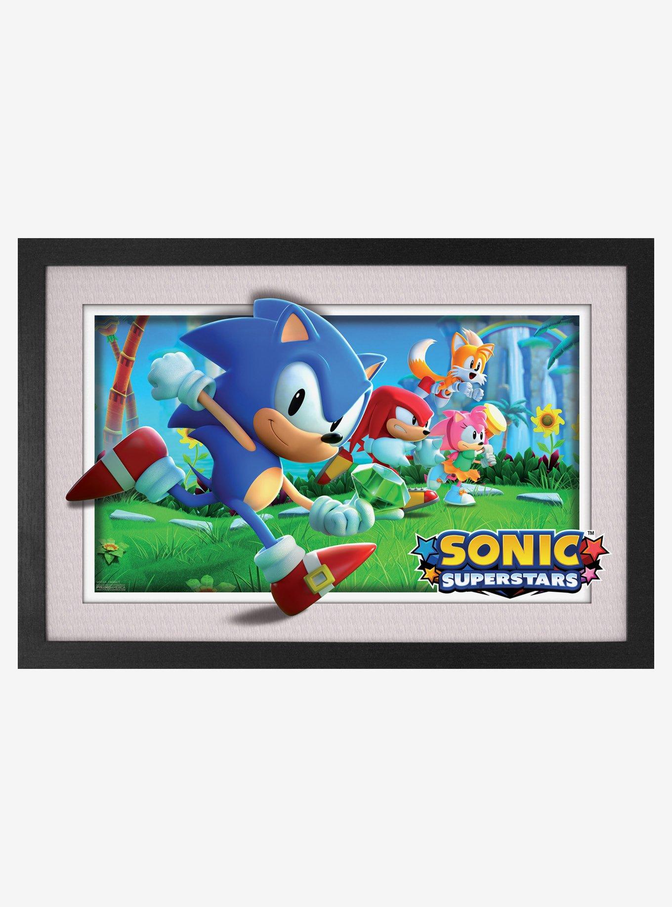 Sonic Superstars Running Plexi Framed Poster, , hi-res