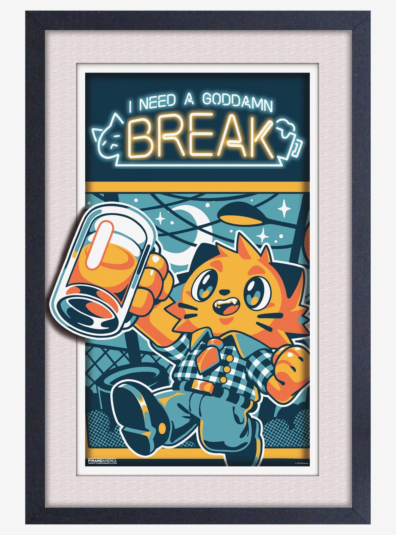 Ilustrata Beer Break Plexi Framed Poster, , hi-res