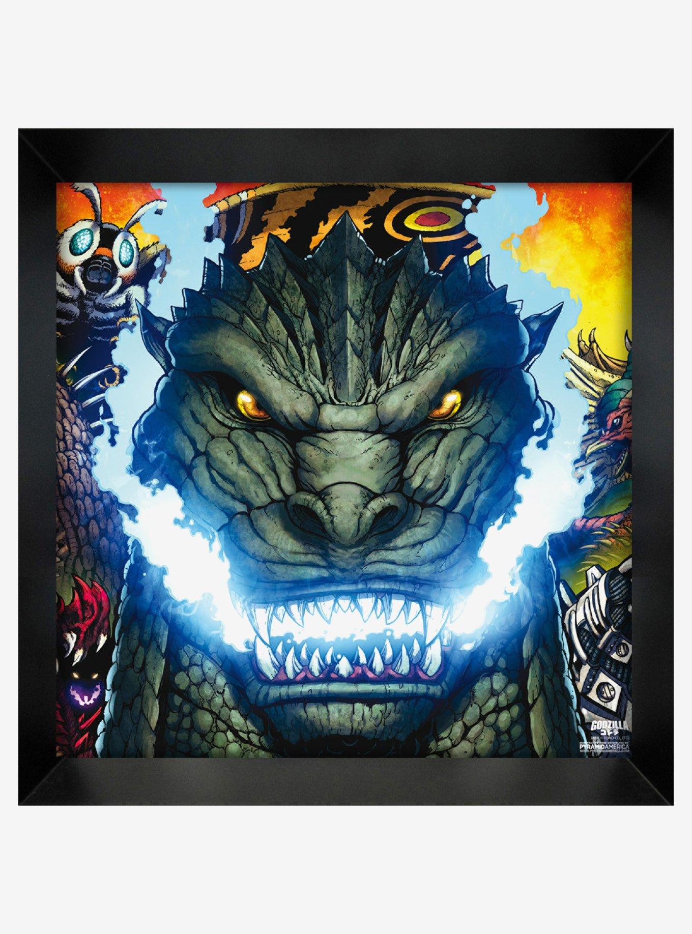 Godzilla Fire Within Wood Wall Art