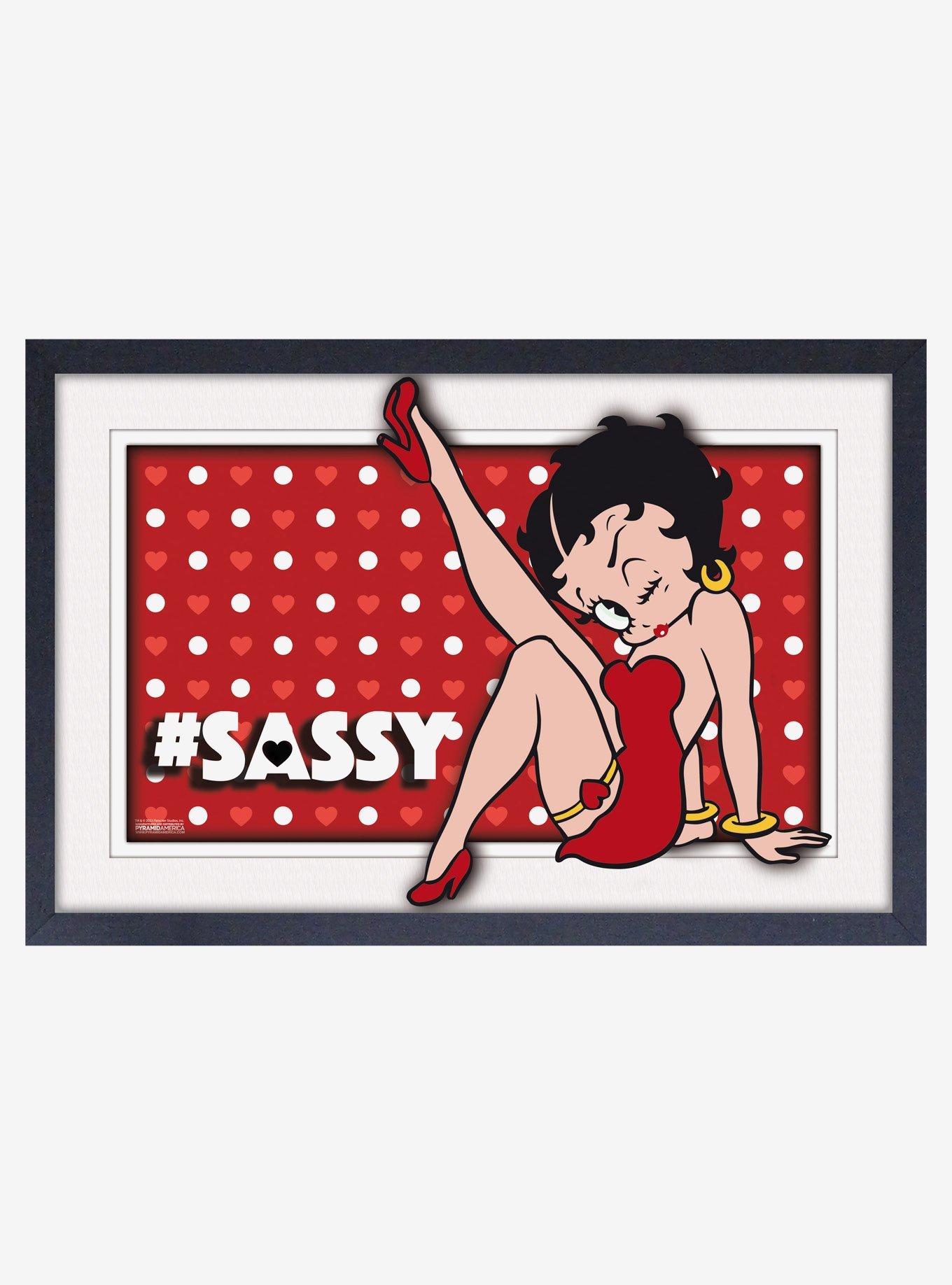 Betty Boop Sassy Plexi Framed Poster | BoxLunch