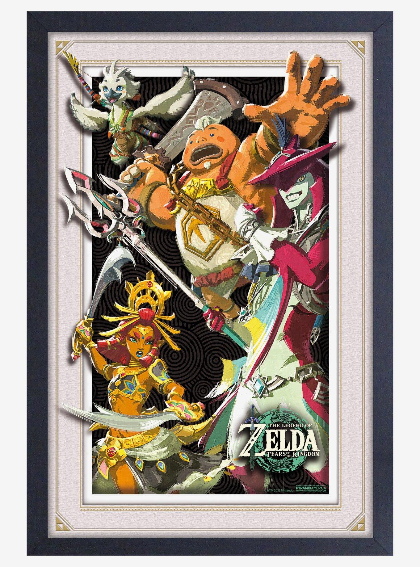 The Legend of Zelda: Tears of the Kingdom Champs Plexi Framed Poster, , hi-res