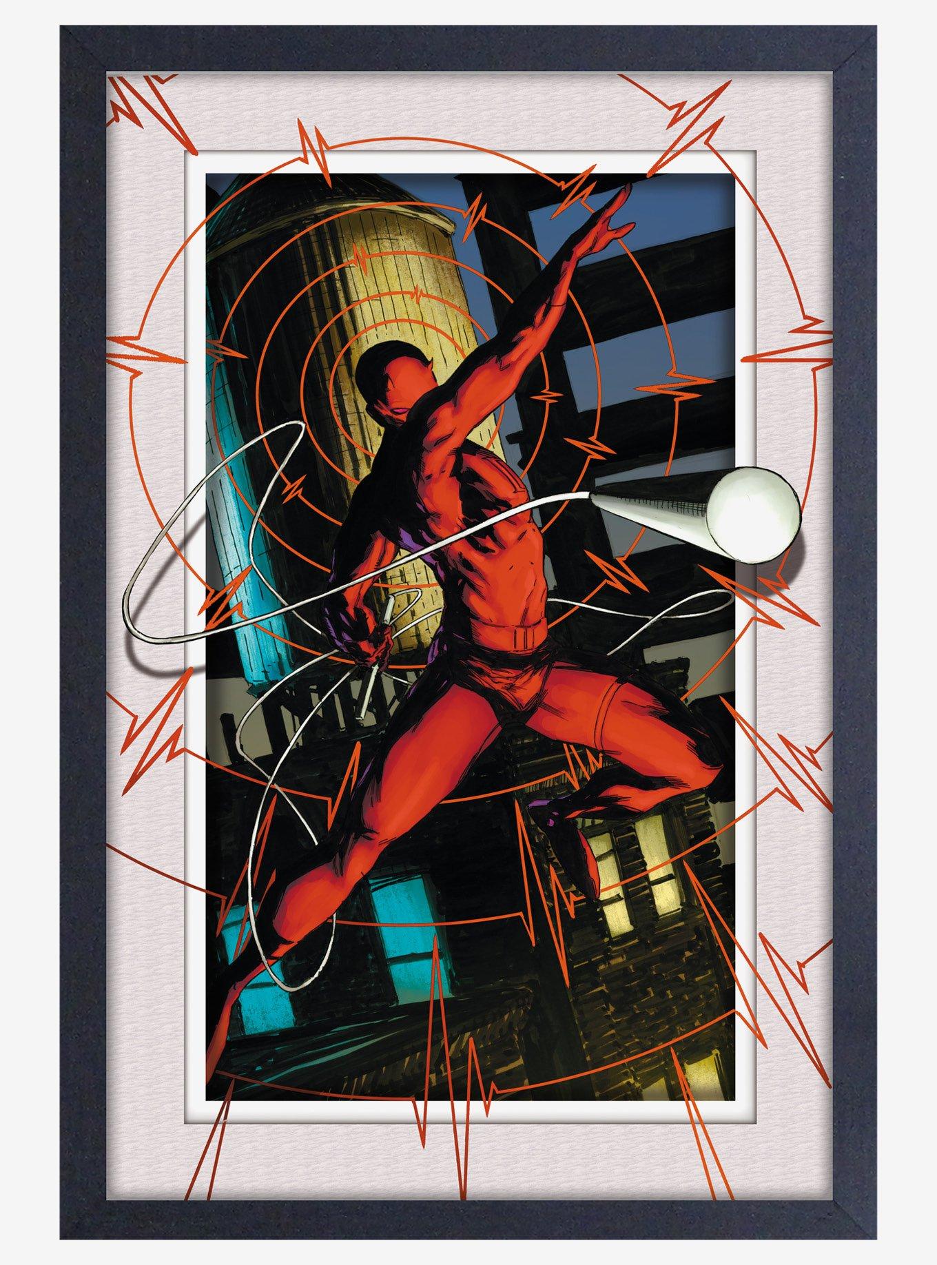 Marvel Daredevil Sonar Plexi Framed Poster, , hi-res