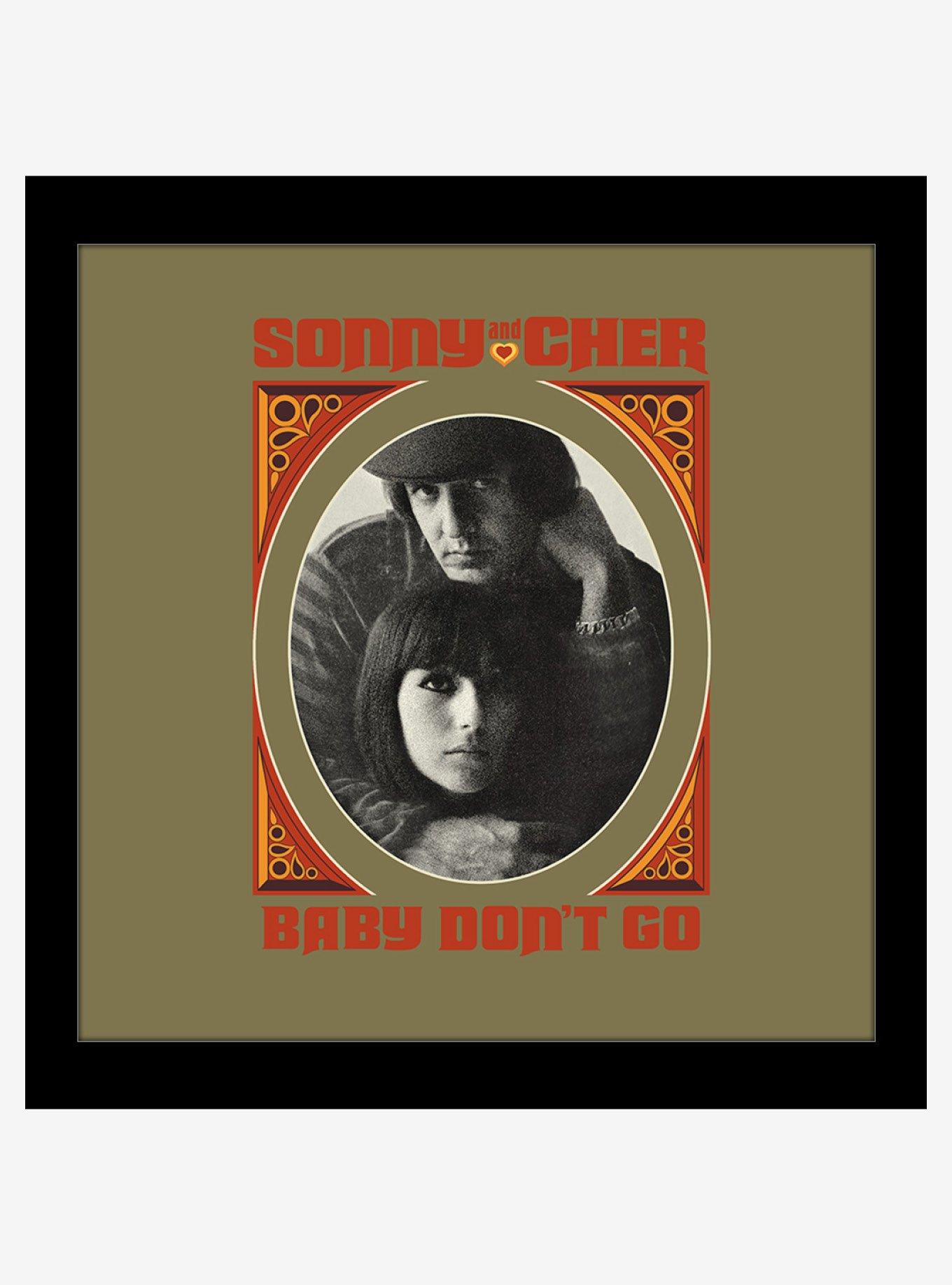 Sonny and Cher Baby Don't Go Plexi Framed Poster, , hi-res