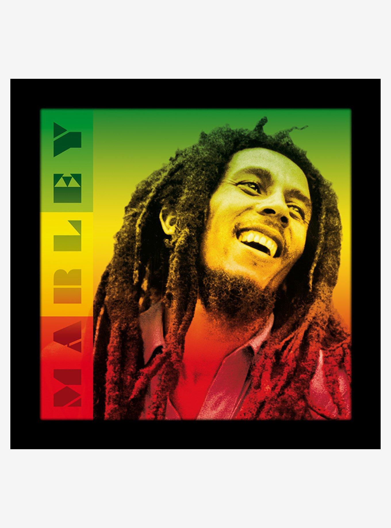 Bob Marley Smile Wood Wall Art, , hi-res