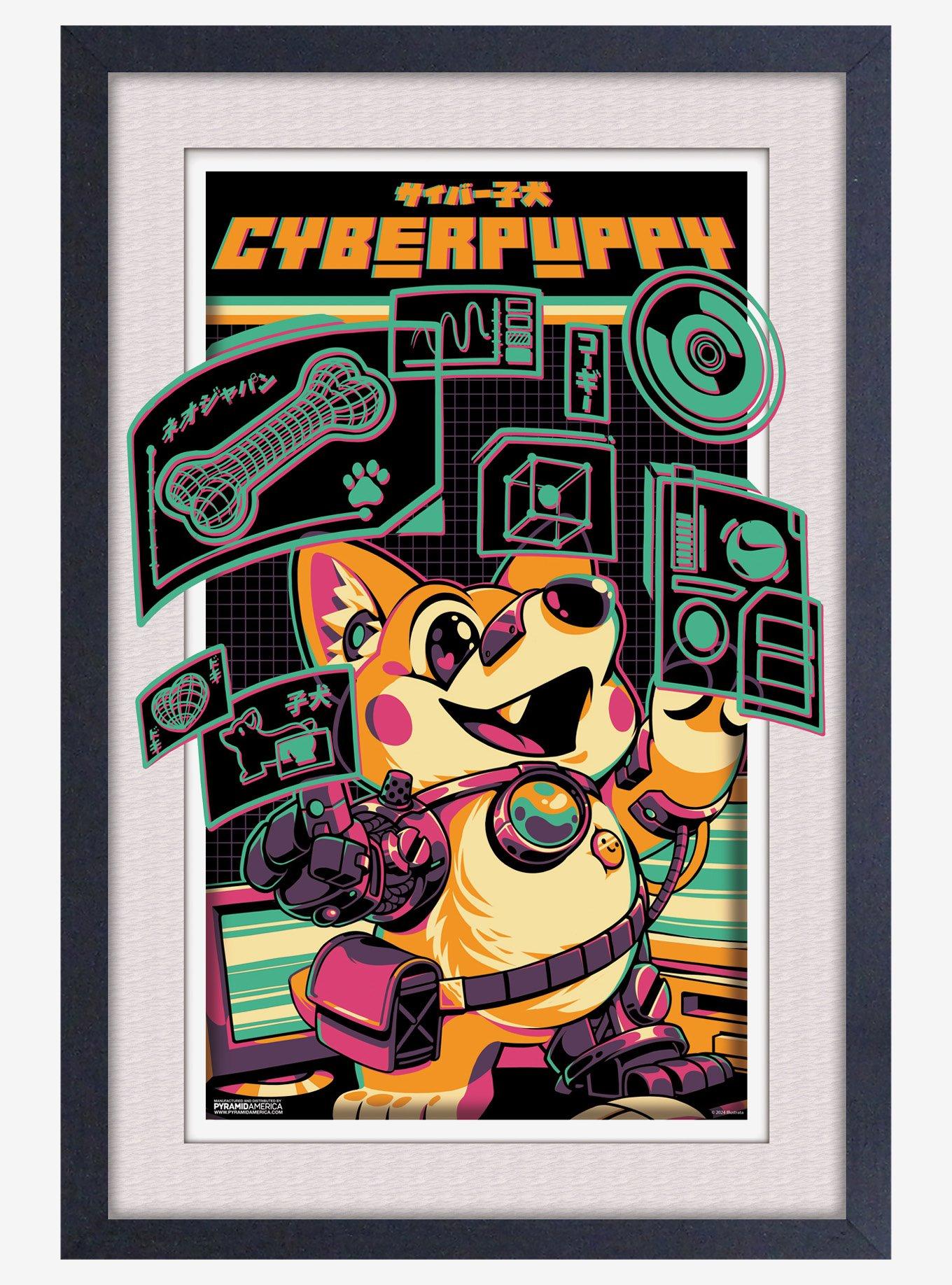 Ilustrata Cyberpuppy Plexi Framed Poster, , hi-res