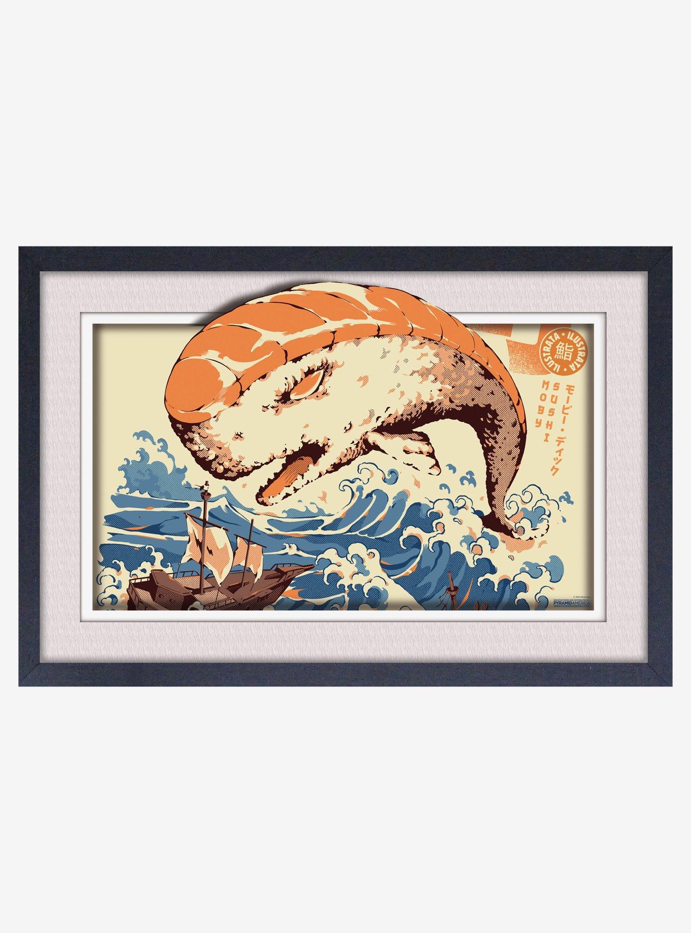 Ilustrata Moby Sushi Plexi Framed Poster, , hi-res