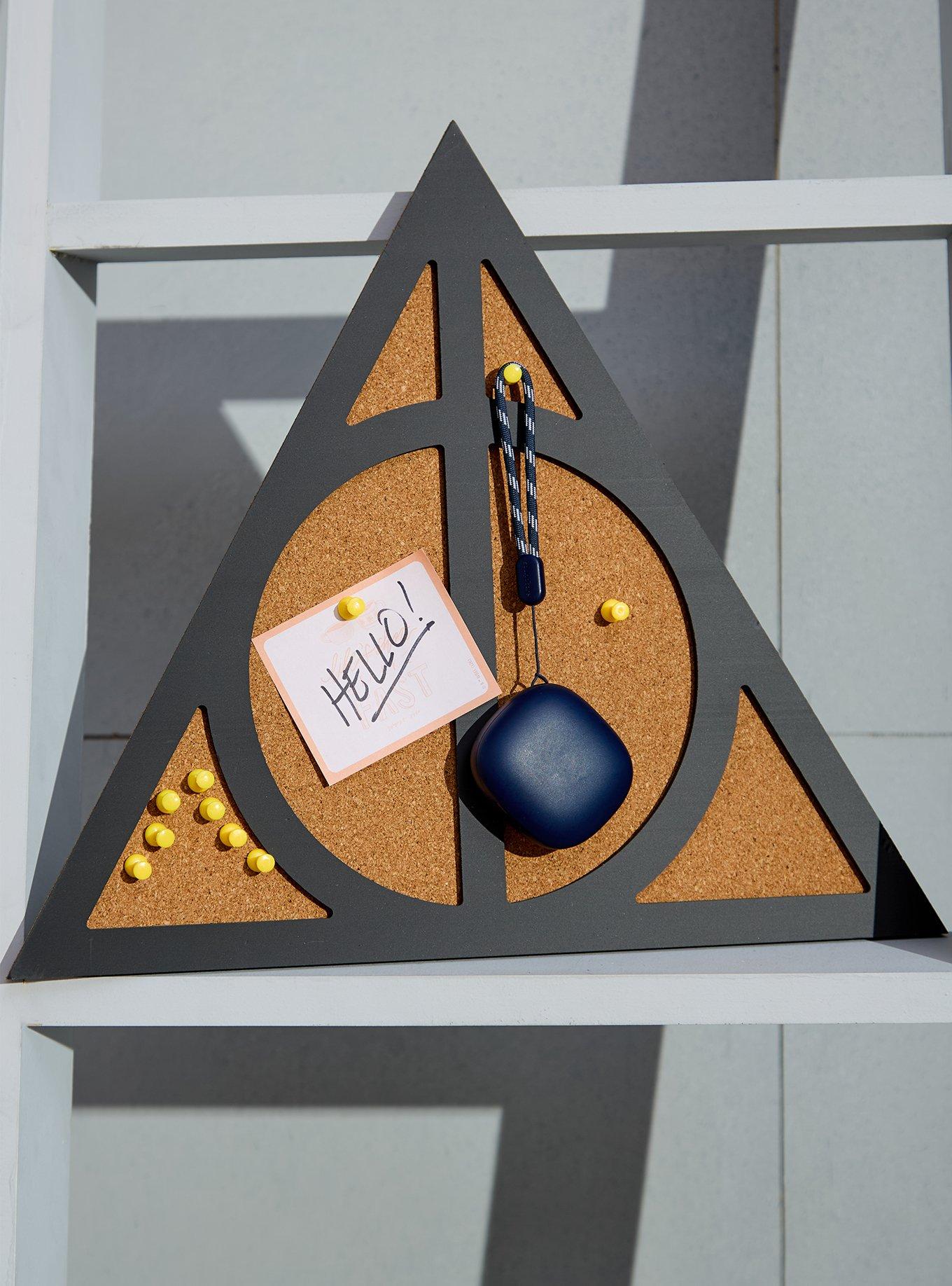 Harry Potter Deathly Hallows Figural Corkboard - BoxLunch Exclusive