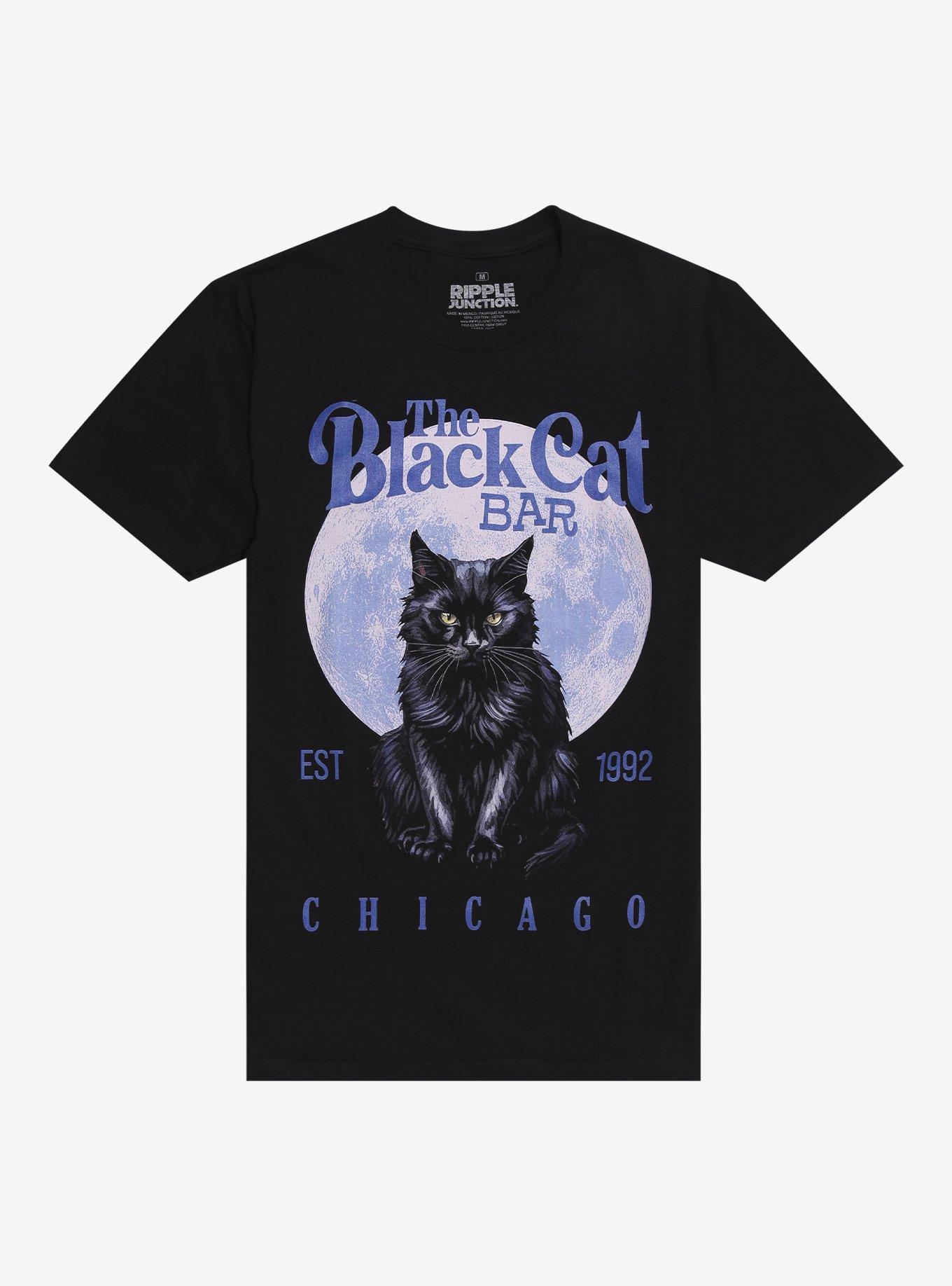 Black Cat Bar T-Shirt, , hi-res