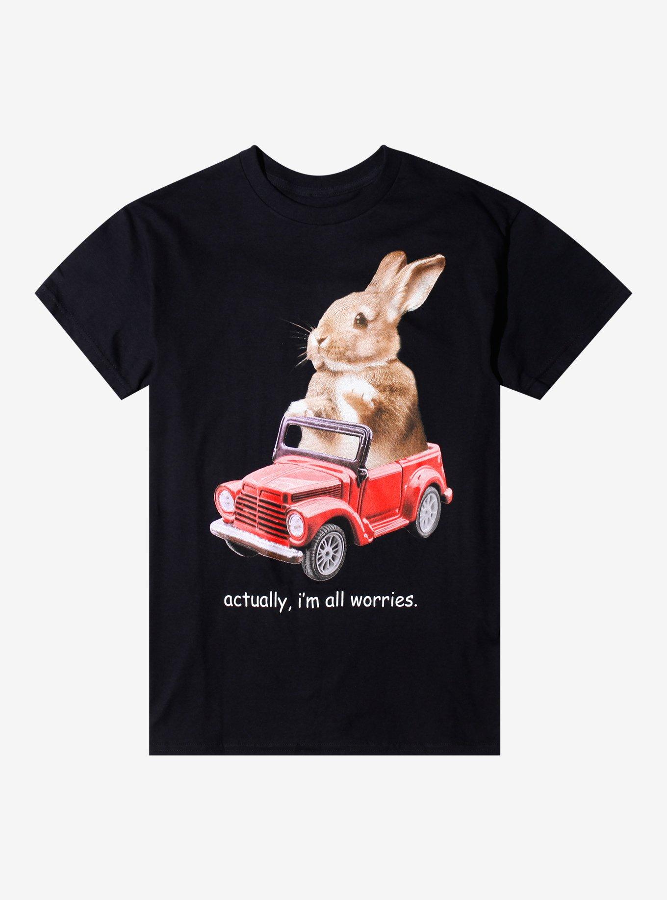 All Worries Bunny T-Shirt By Goodie Two Sleeves, , hi-res