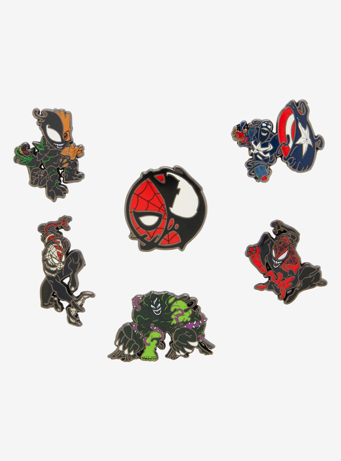 Marvel Venom Symbiote Characters Blind Box Enamel Pin, , hi-res