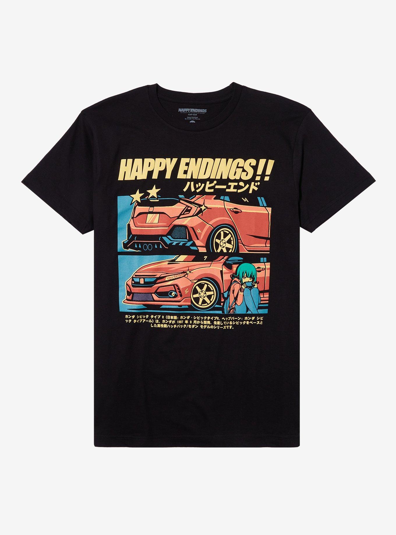 Car Details Anime Girl T-Shirt By Happy Endings, , hi-res