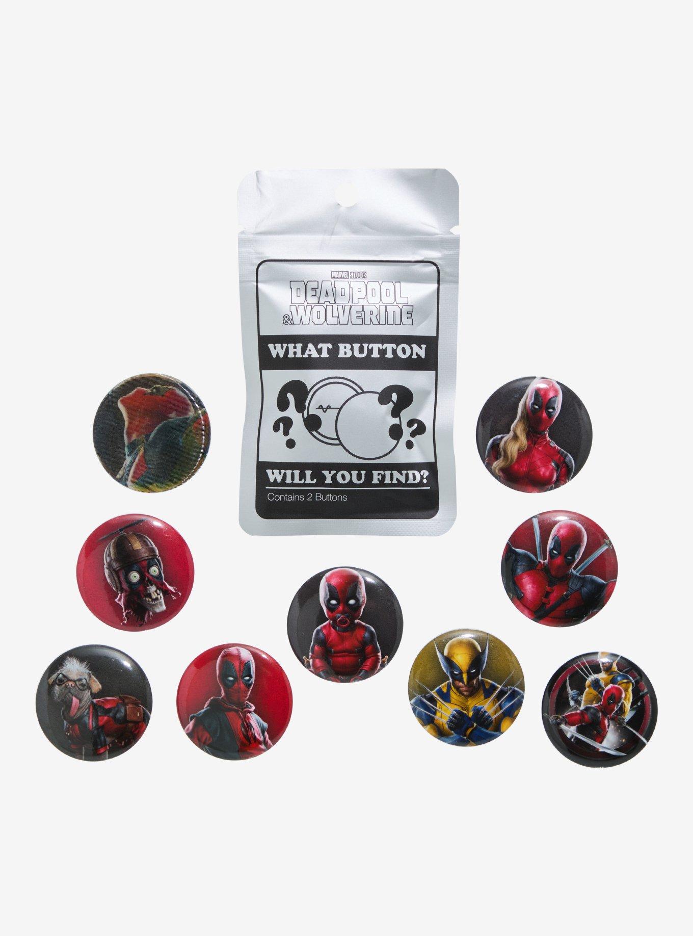 Marvel Deadpool & Wolverine Blind Bag Mini Buttons, , hi-res