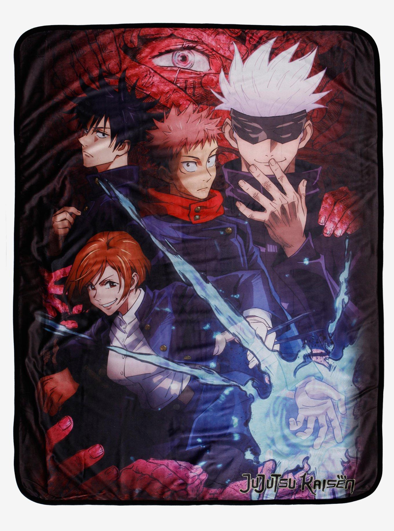 Jujutsu Kaisen Group Throw Blanket, , hi-res