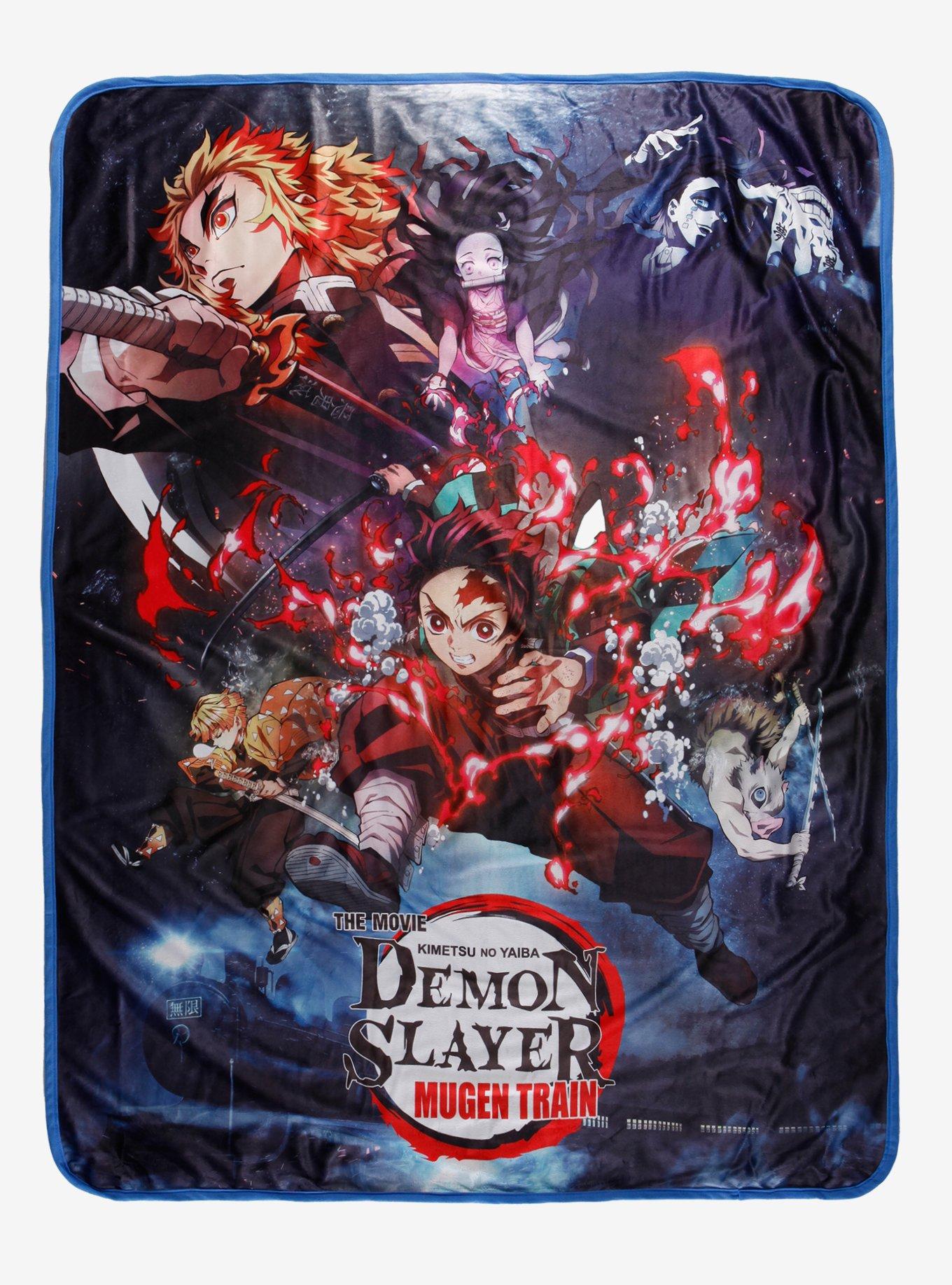 Demon Slayer: Kimetsu No Yaiba Mugen Train Throw Blanket, , hi-res