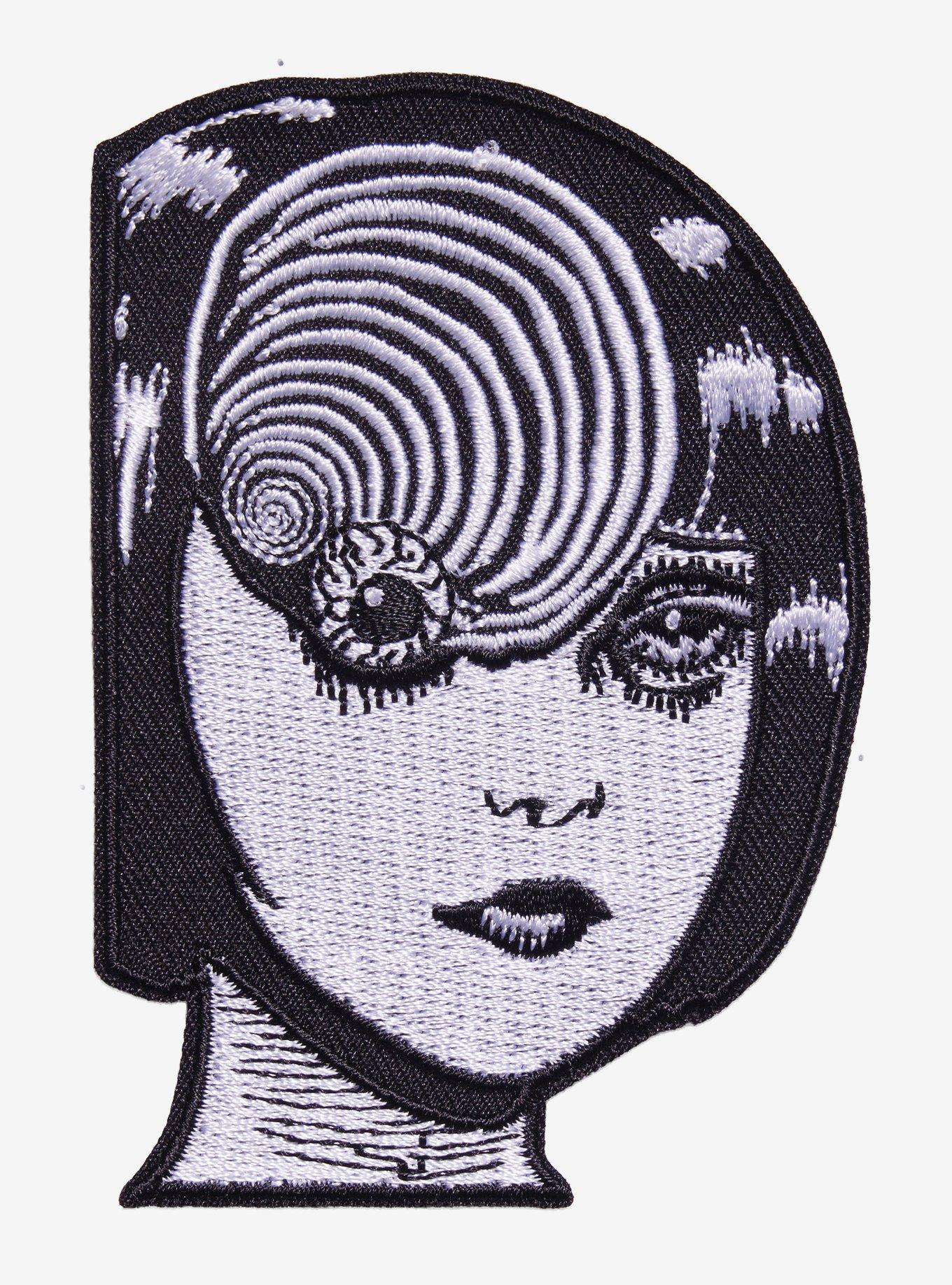 Junji Ito Uzumaki Azami Spiral Patch, , hi-res