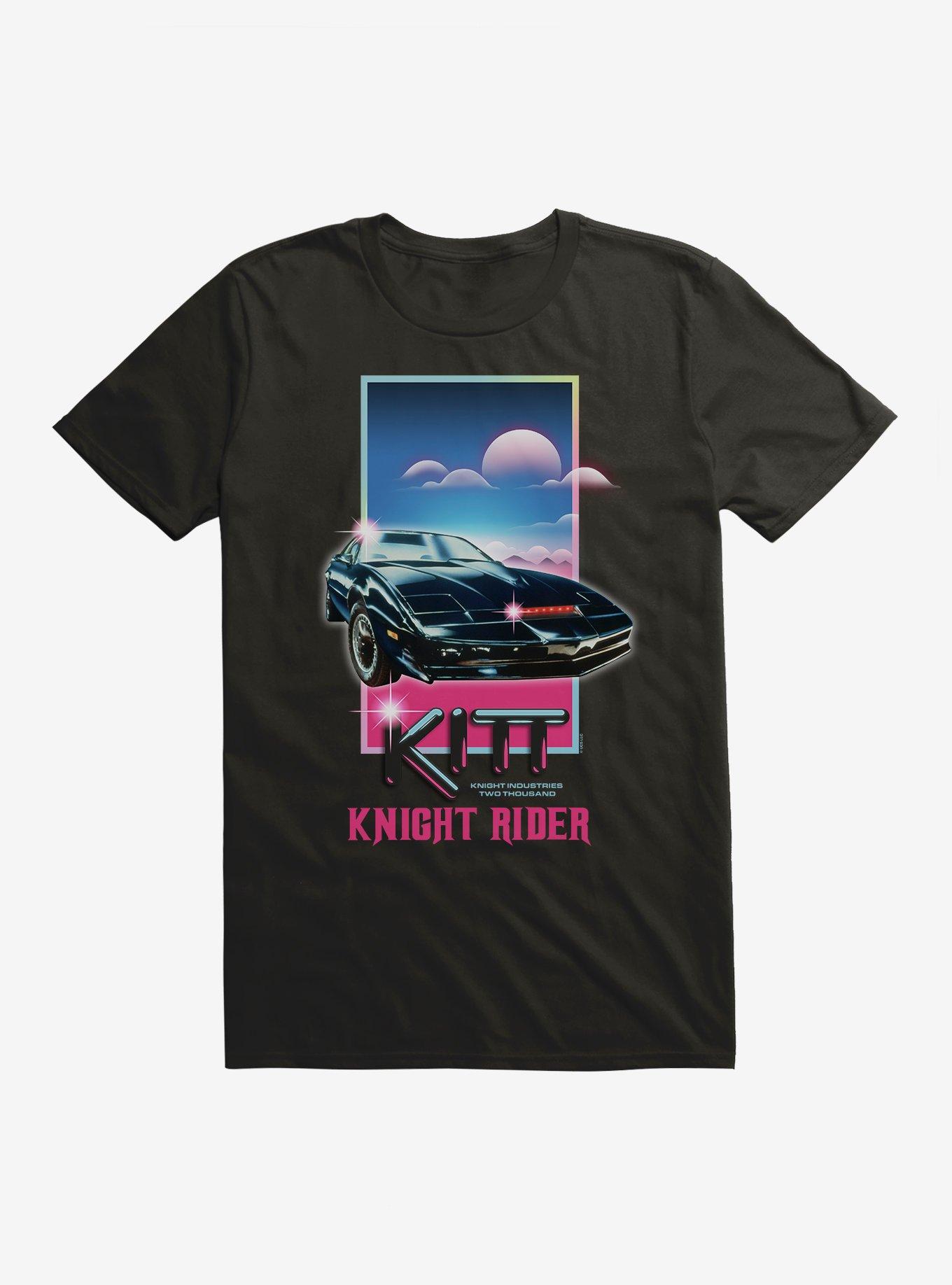 Knight Rider Sunset Poster T-Shirt