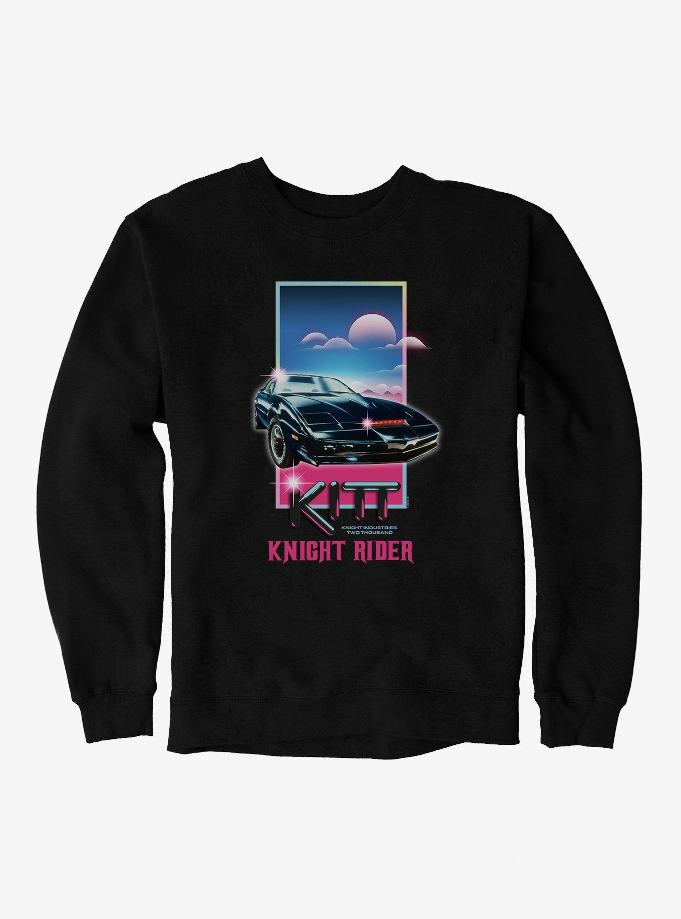 Knight Rider Sunset Poster Sweatshirt