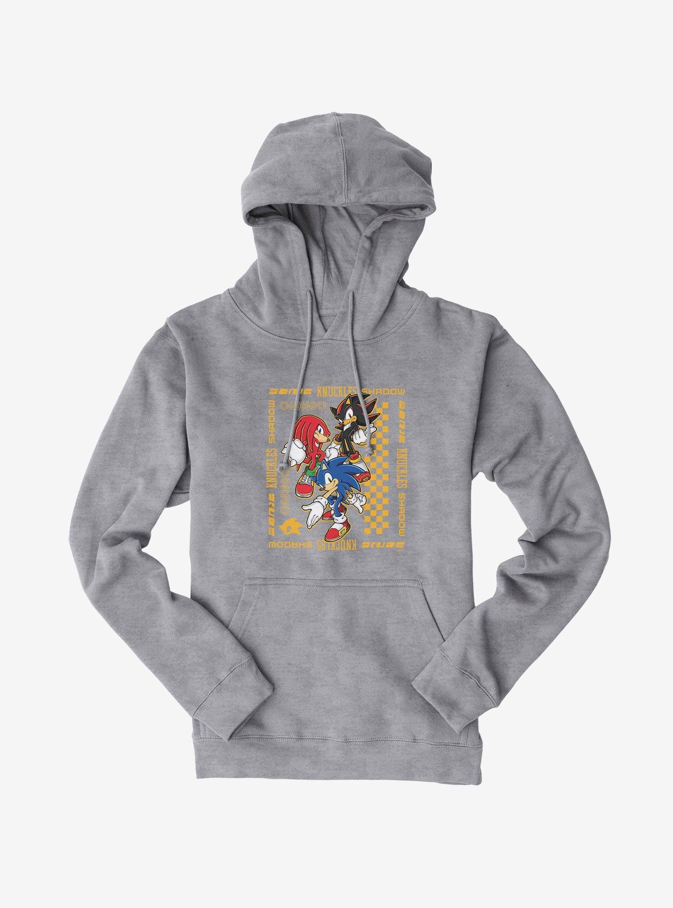 Sonic Retro Group Hoodie, SPORT GRAY, hi-res