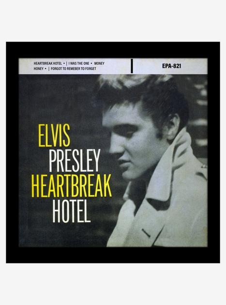 Elvis Presley Heartbreak Hotel Plexi Framed Poster | Hot Topic