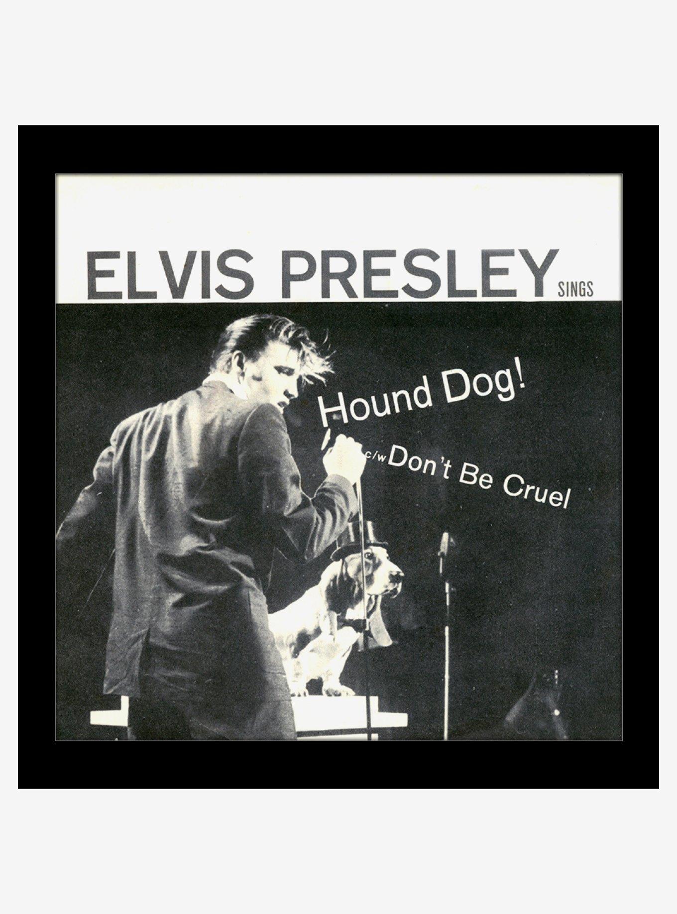 Elvis Presley Hound Dog Plexi Framed Poster