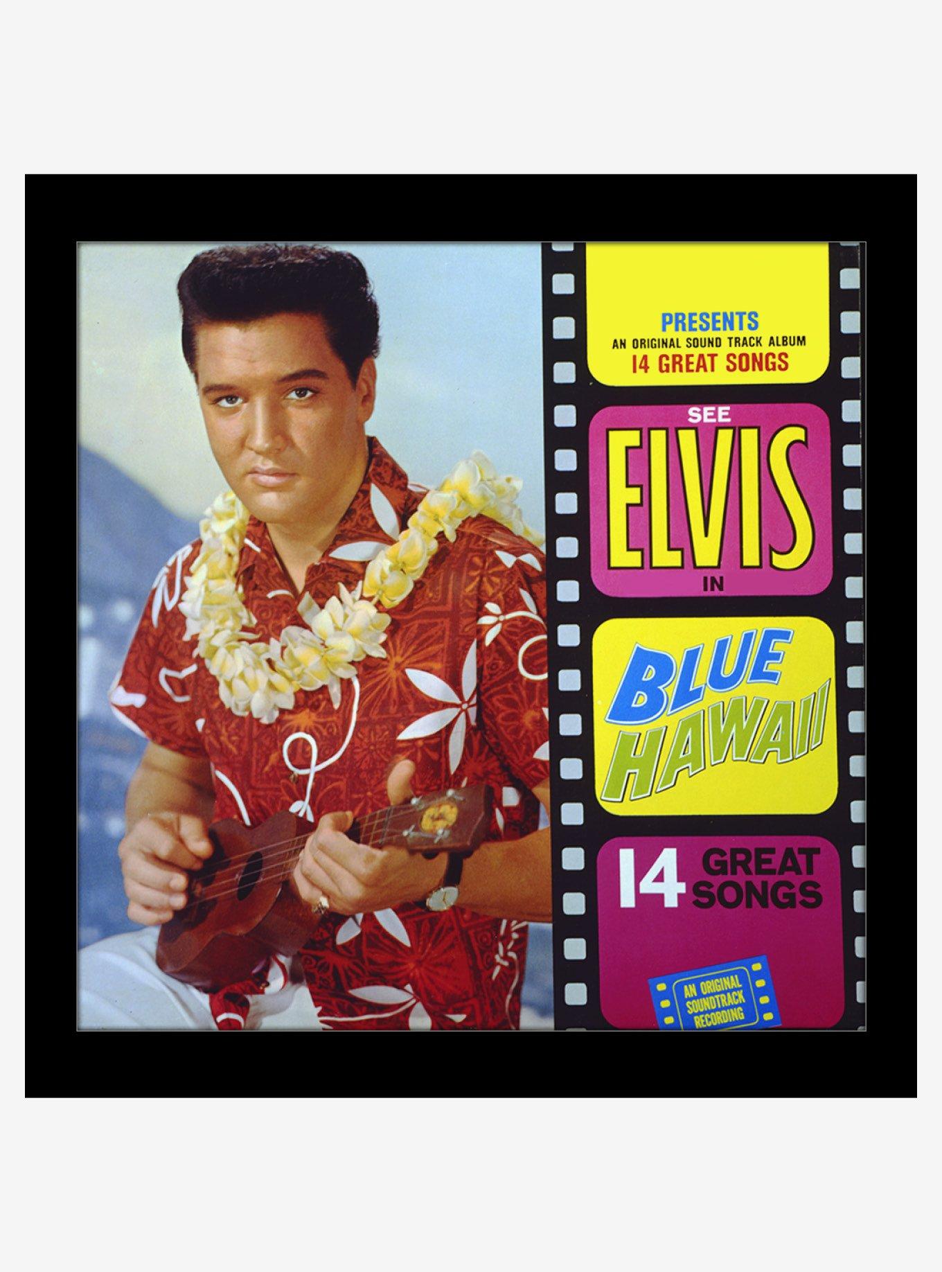 Elvis Presley Blue Hawaii Plexi Framed Poster