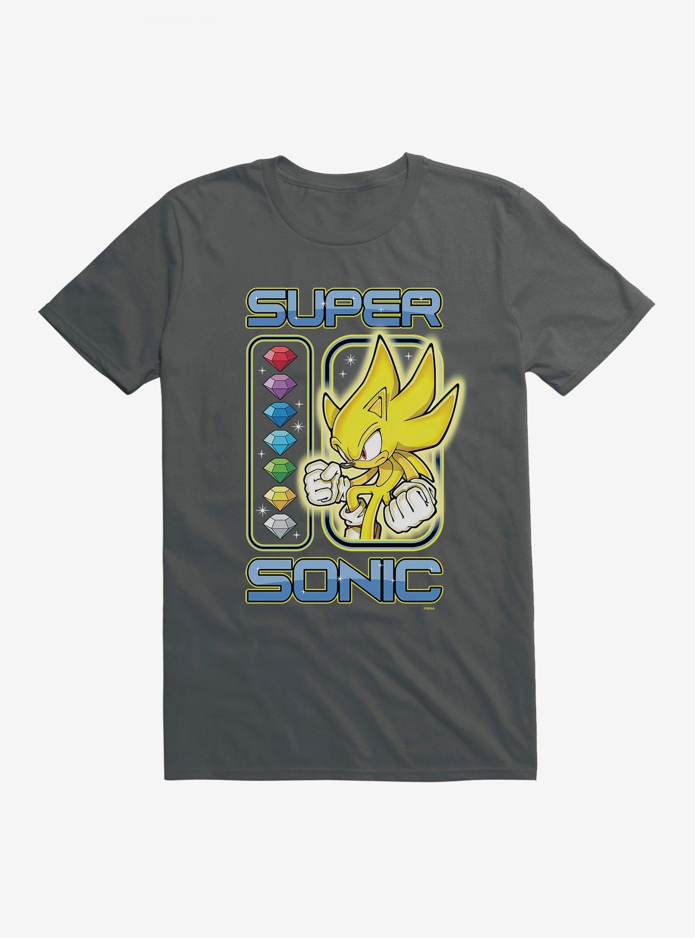 Sonic Super Sonic T-Shirt, CHARCOAL, hi-res
