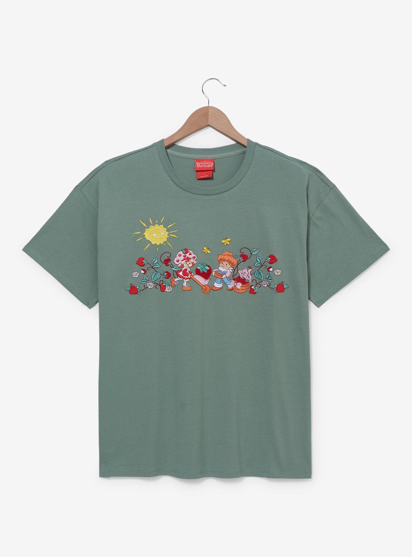Strawberry Shortcake Huckleberry Pie & Embroidered Women's Plus T-Shirt - BoxLunch Exclusive