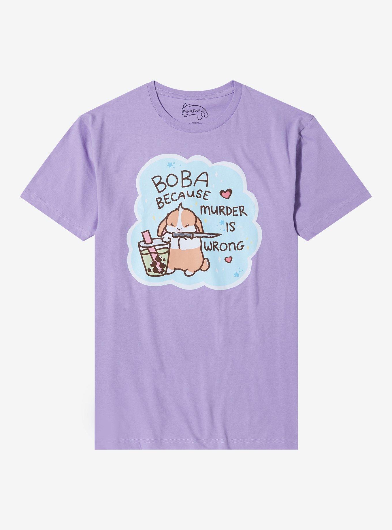 Boba Bunny T-Shirt By Pink Pafu, , hi-res