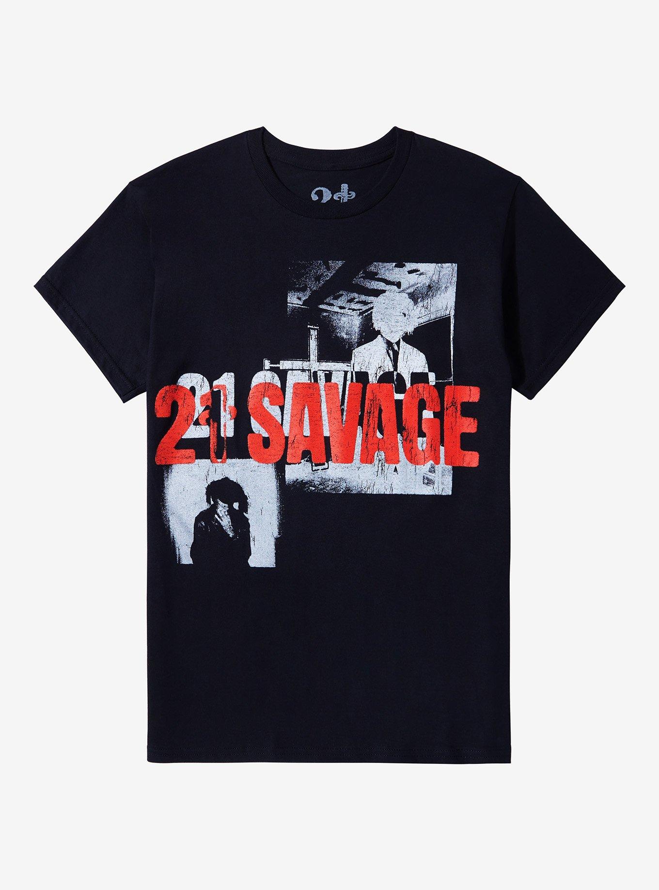 21 Savage American Dream Swords Two-Sided T-Shirt, BLACK, hi-res