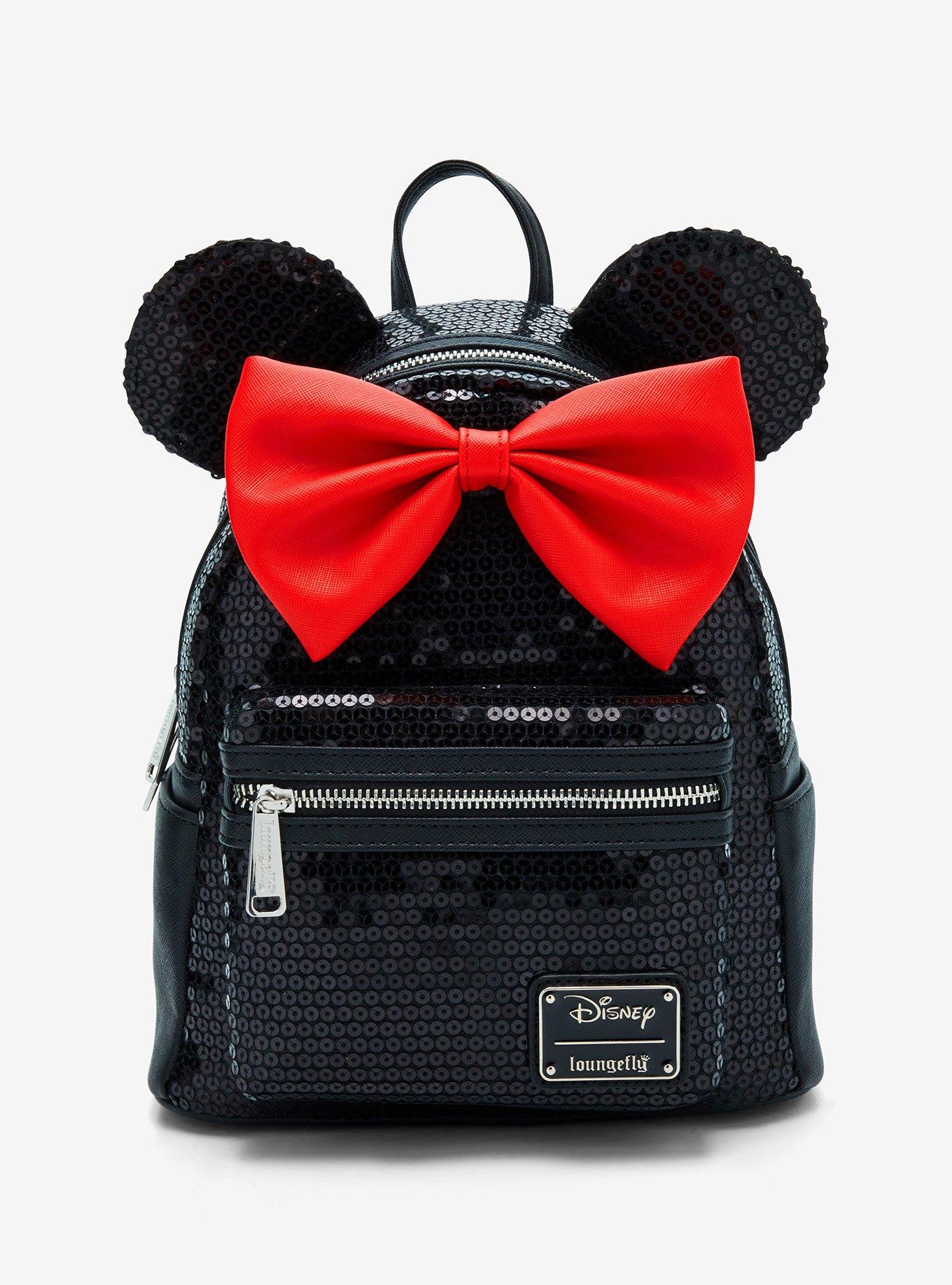 Loungefly Disney Minnie Mouse Sequin Mini Backpack, , hi-res