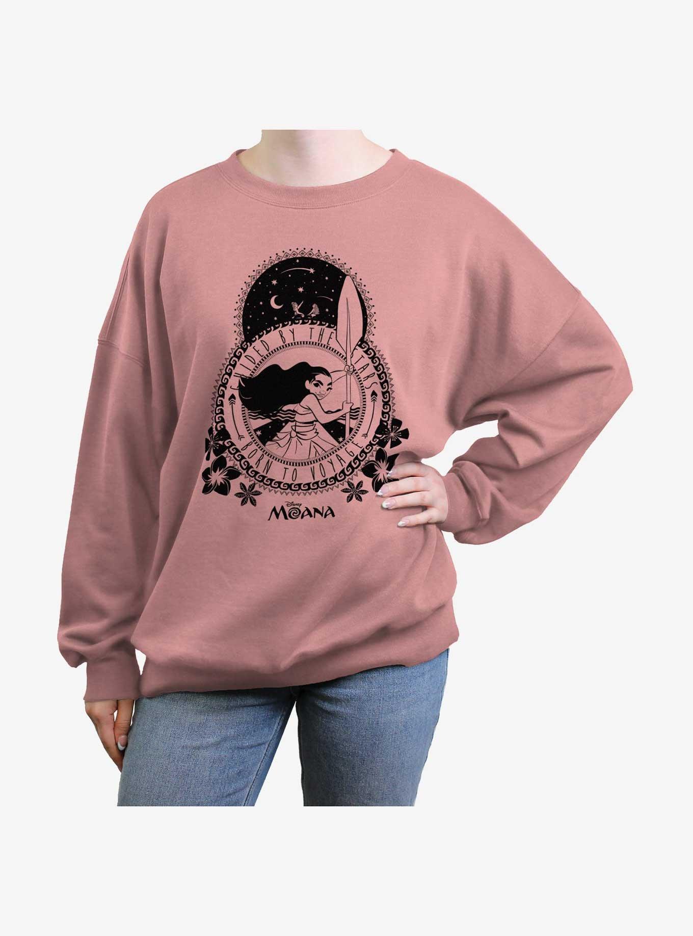 Disney Moana Guided By The Stars Girls Oversized Sweatshirt, , hi-res