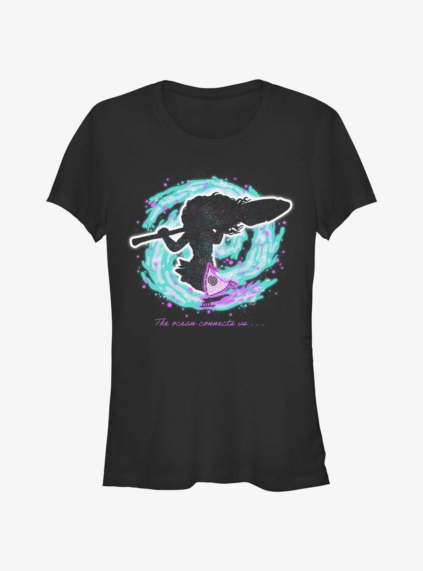 Disney Moana Glow Girls T-Shirt, , hi-res