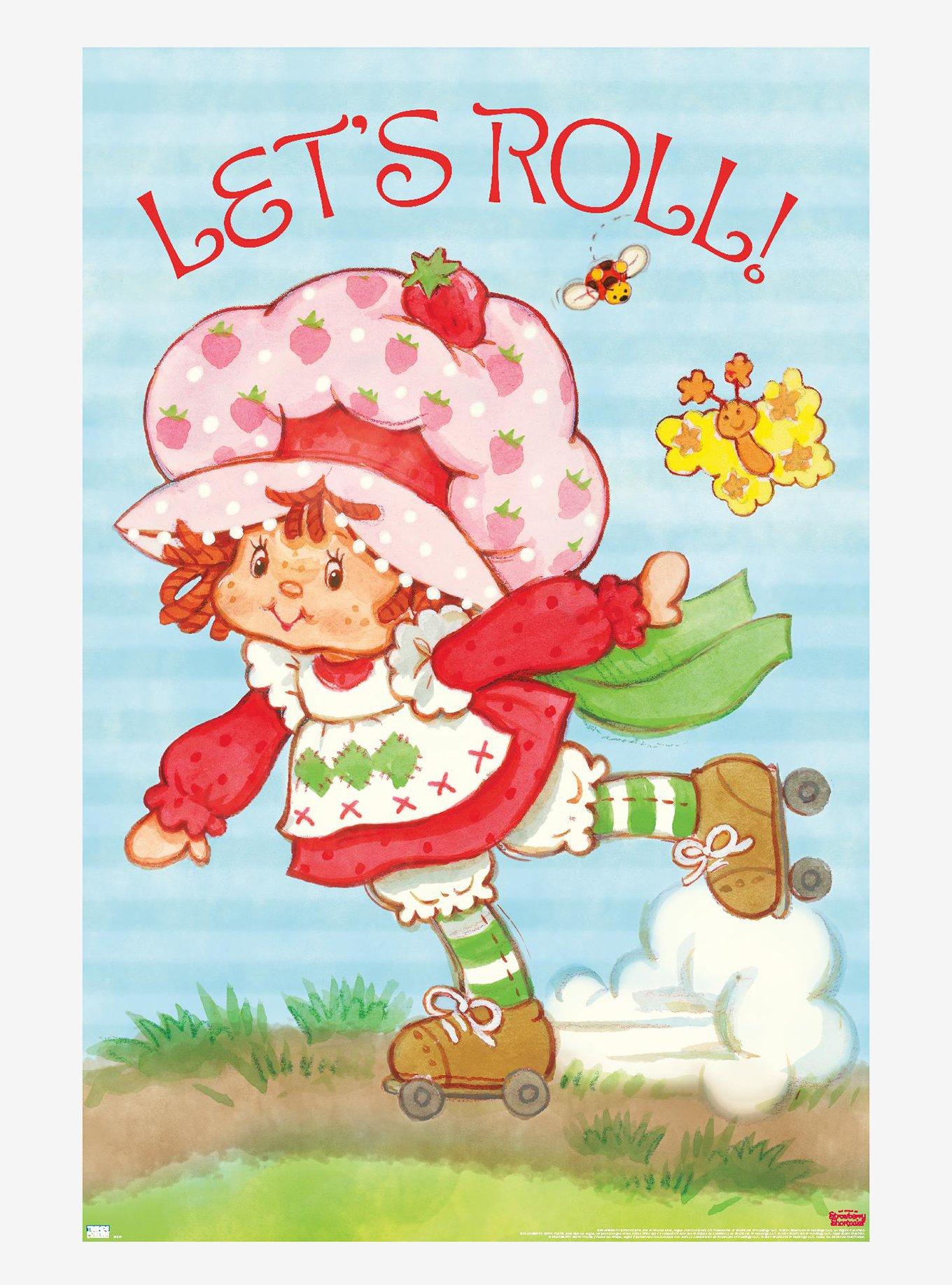 Strawberry Shortcake Roller Skating Poster, , hi-res