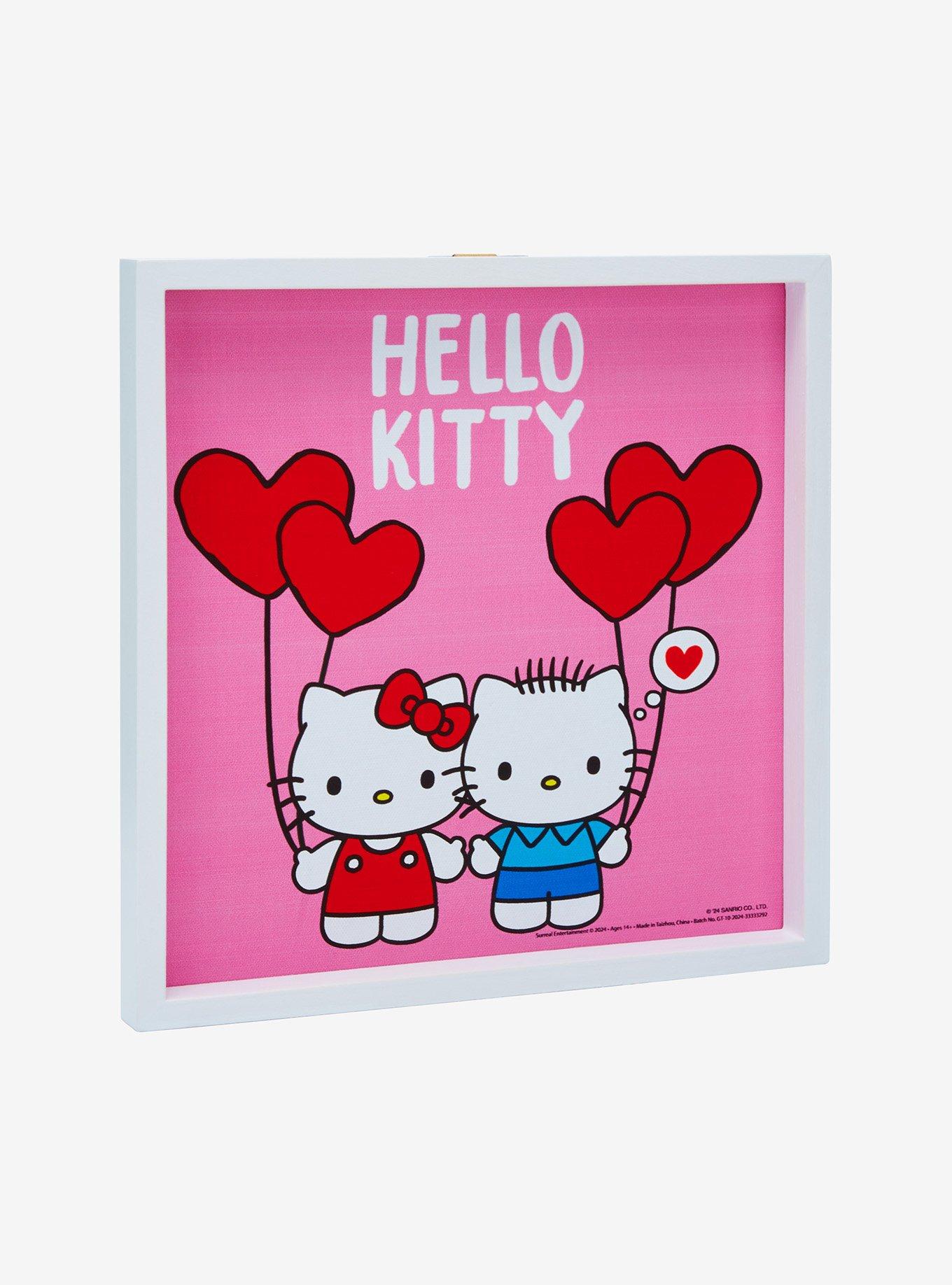 Hello Kitty Dear Daniel Heart Balloon Wall Art, , hi-res