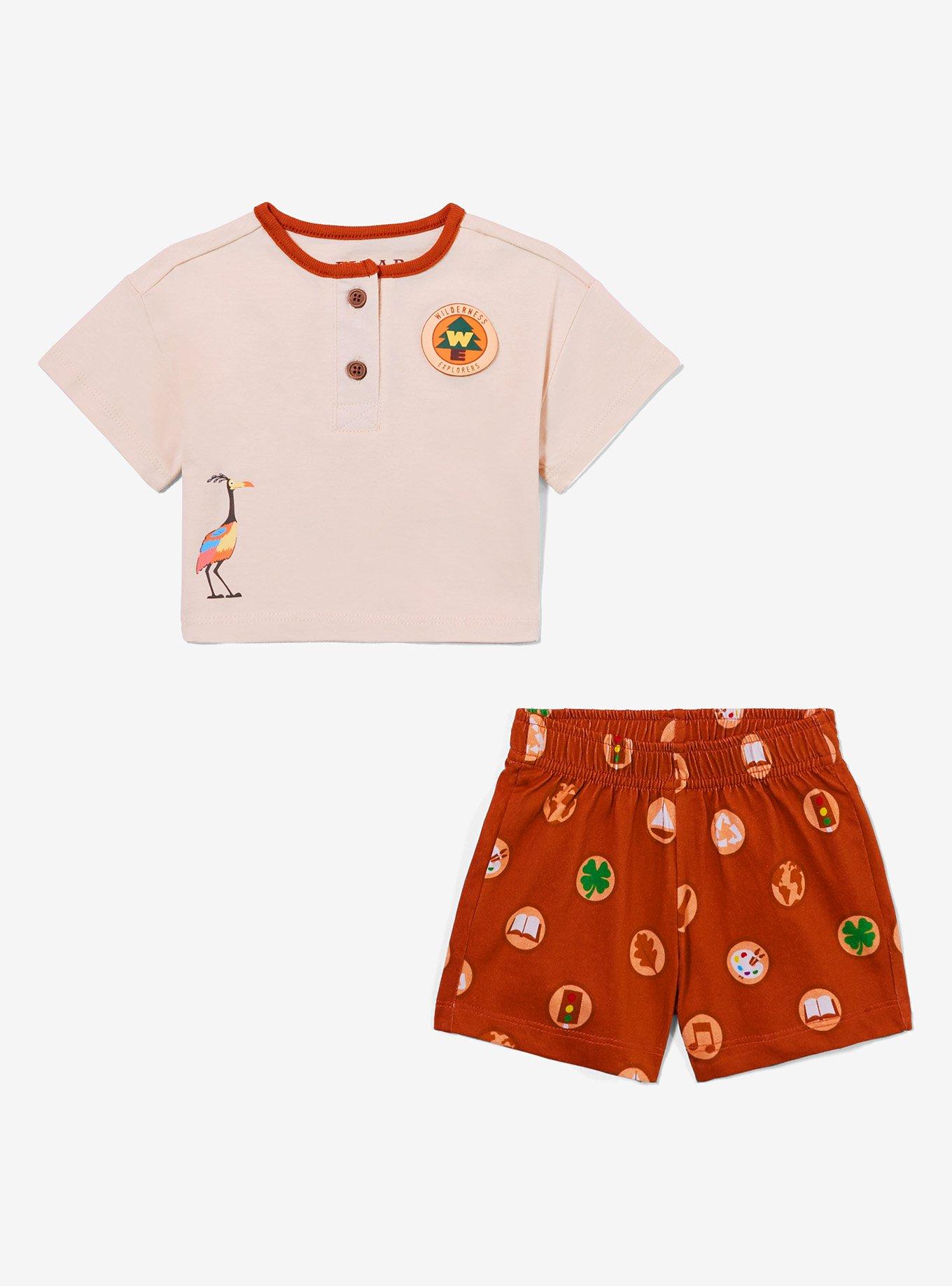 Disney Pixar Up Wilderness Explorer Infant T-Shirt and Short Set 25$