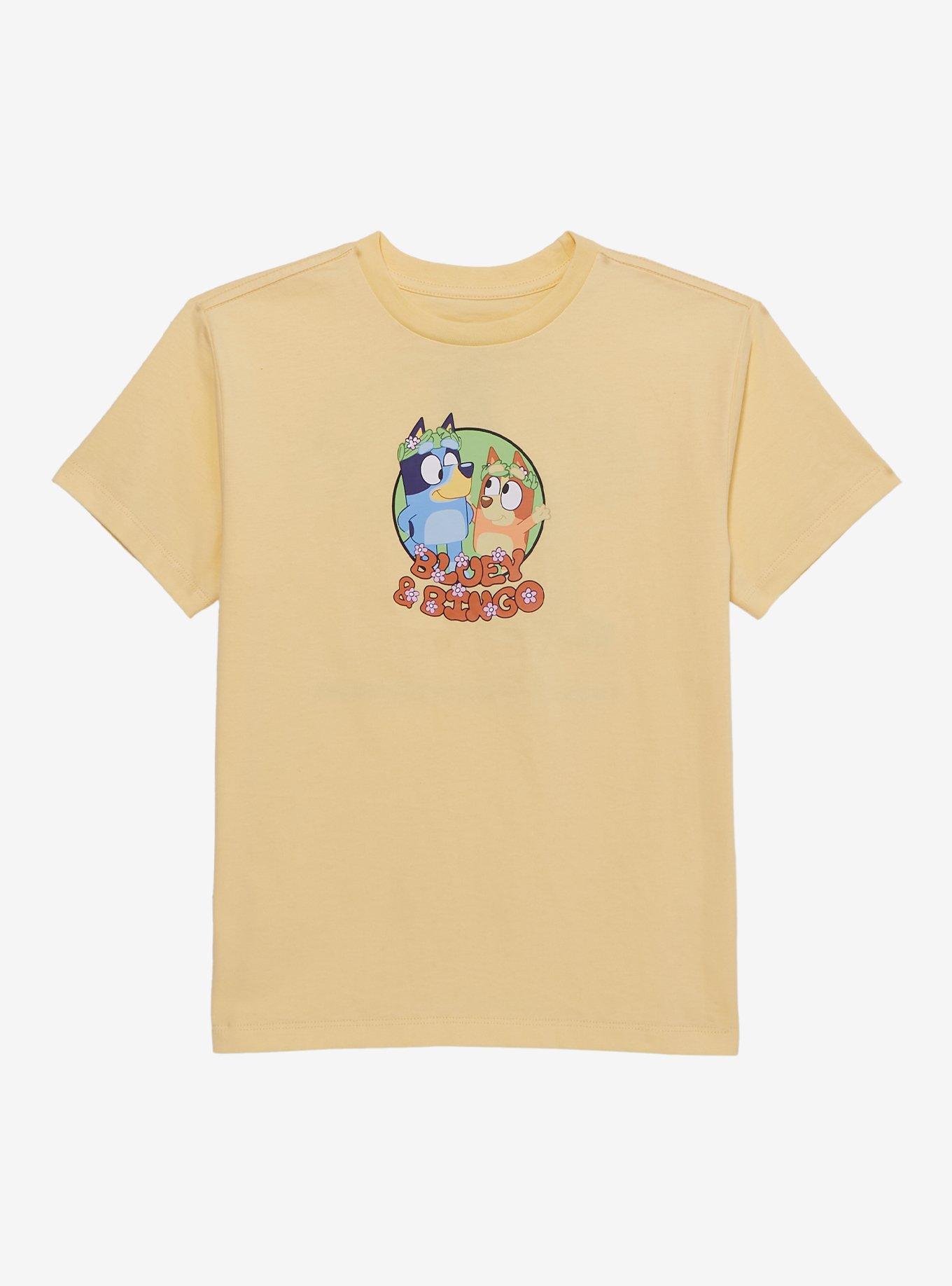 Bluey Bingo & Bluey Yellow Youth T-Shirt, , hi-res