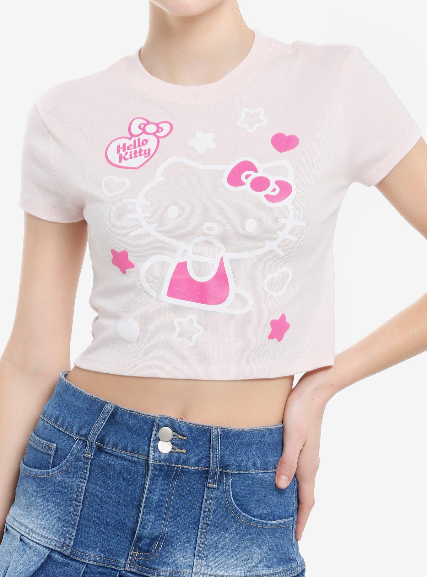 Hello Kitty Stars & Hearts Girls Baby T-Shirt, , hi-res