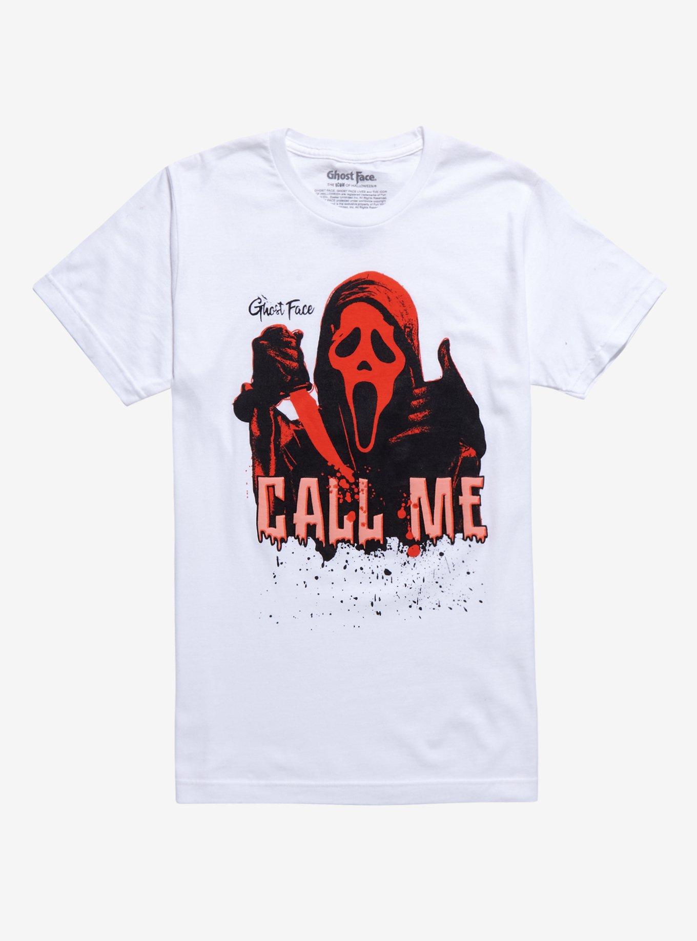 Ghost Face Call Me Boyfriend Fit Girls T-Shirt, , hi-res