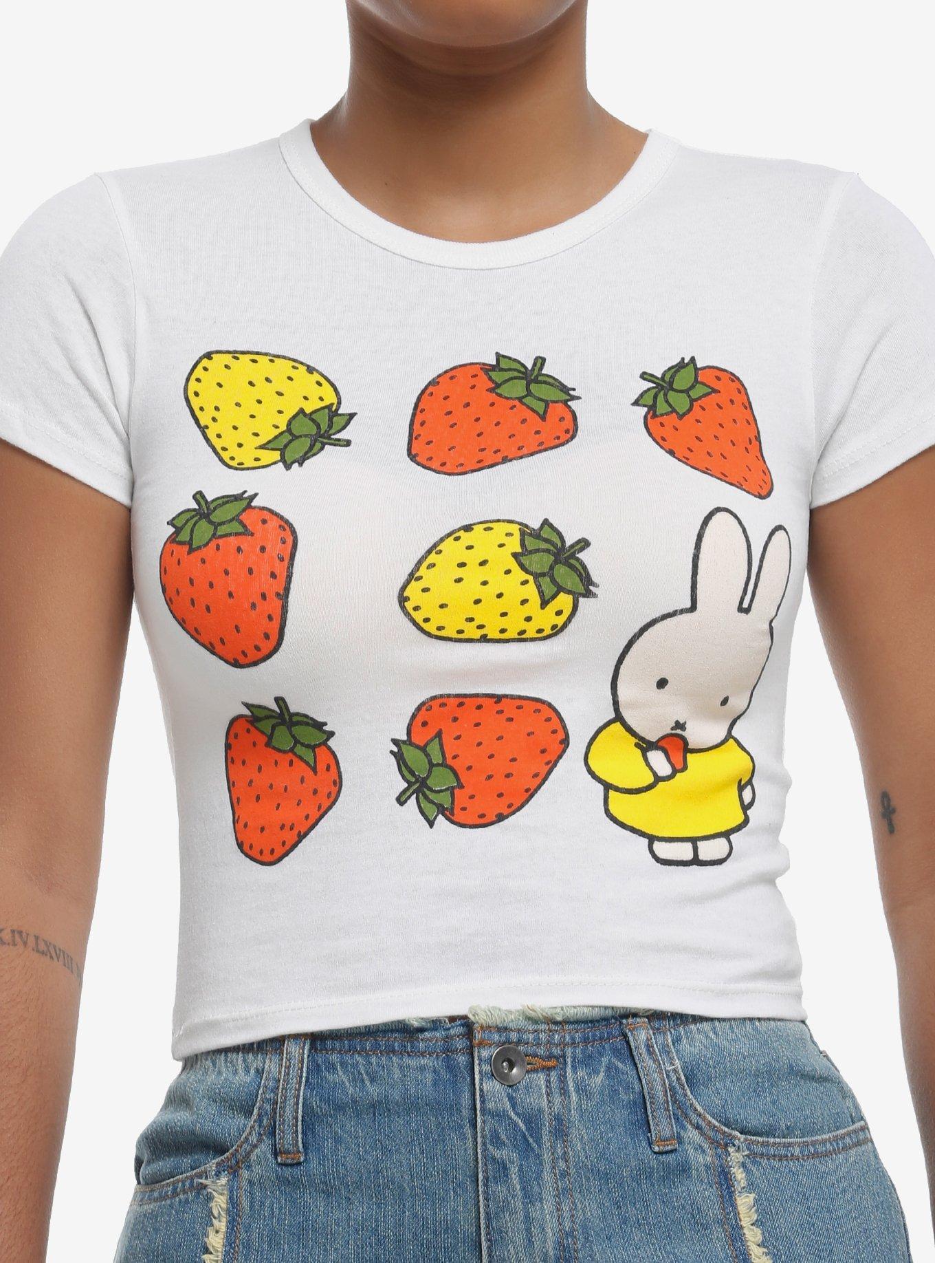 Miffy Strawberries Girls Baby T-Shirt, , hi-res