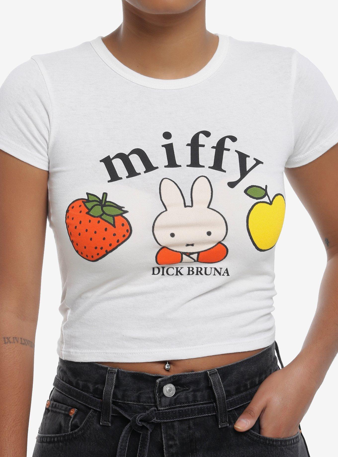 Miffy Strawberry & Apple Girls Baby T-Shirt, , hi-res