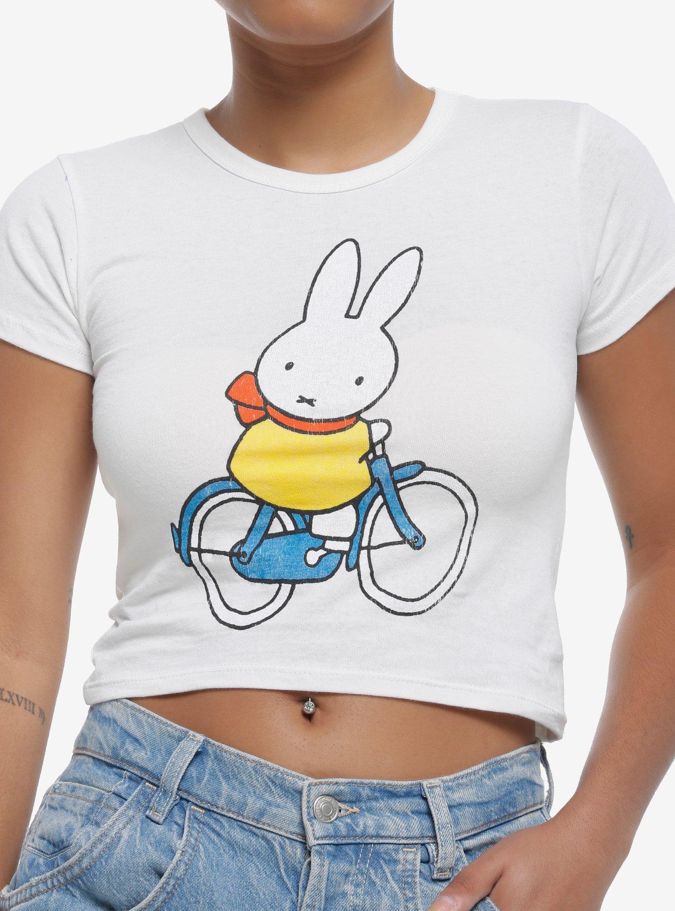 Miffy Bicycle Girls Baby T-Shirt, , hi-res