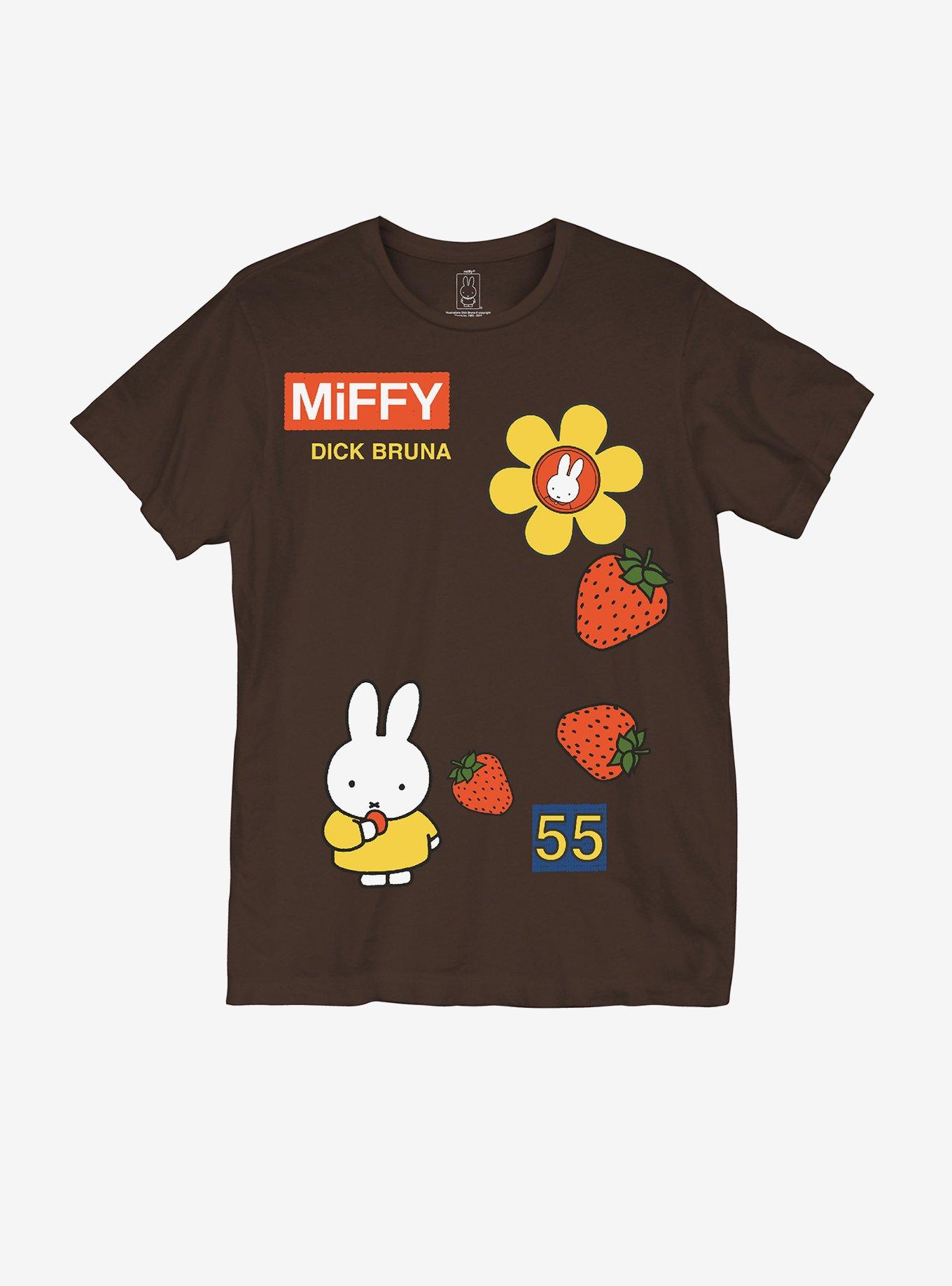 Miffy Strawberries Boyfriend Fit Girls T-Shirt, MULTI, hi-res