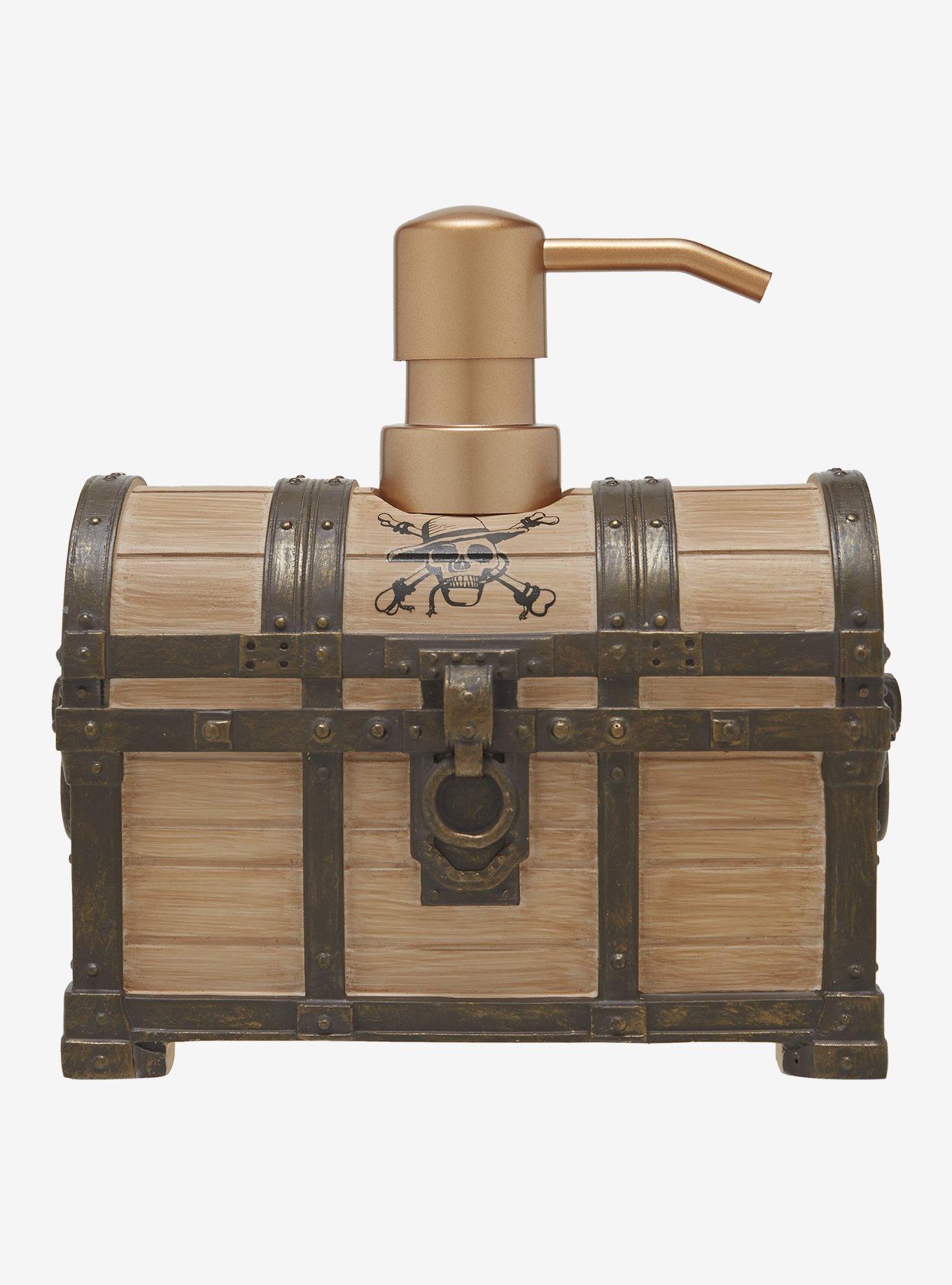 One Piece Treasure Chest Figural Soap Pump, , hi-res