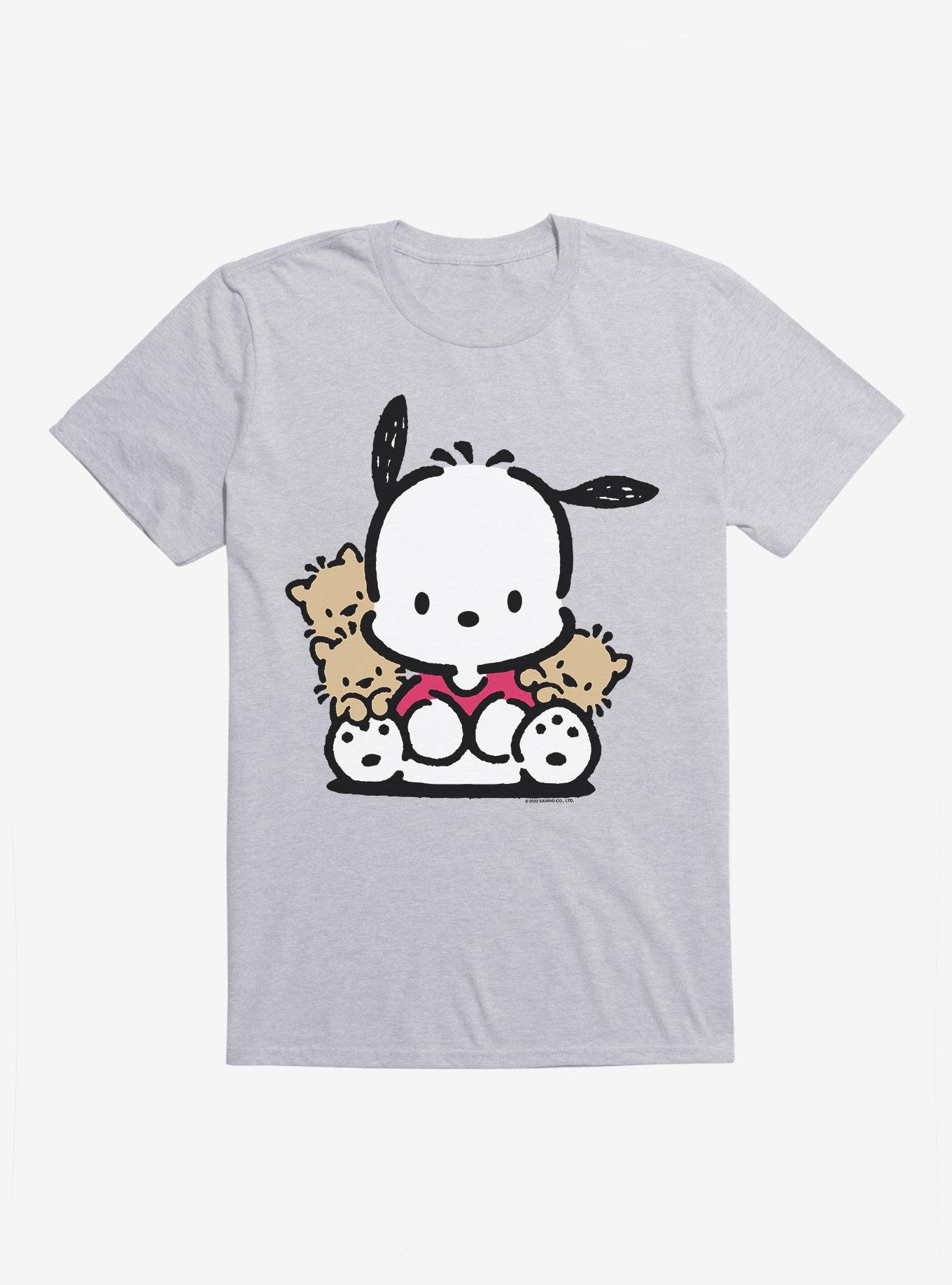 Pochacco Sitting With Friends T-Shirt, , hi-res