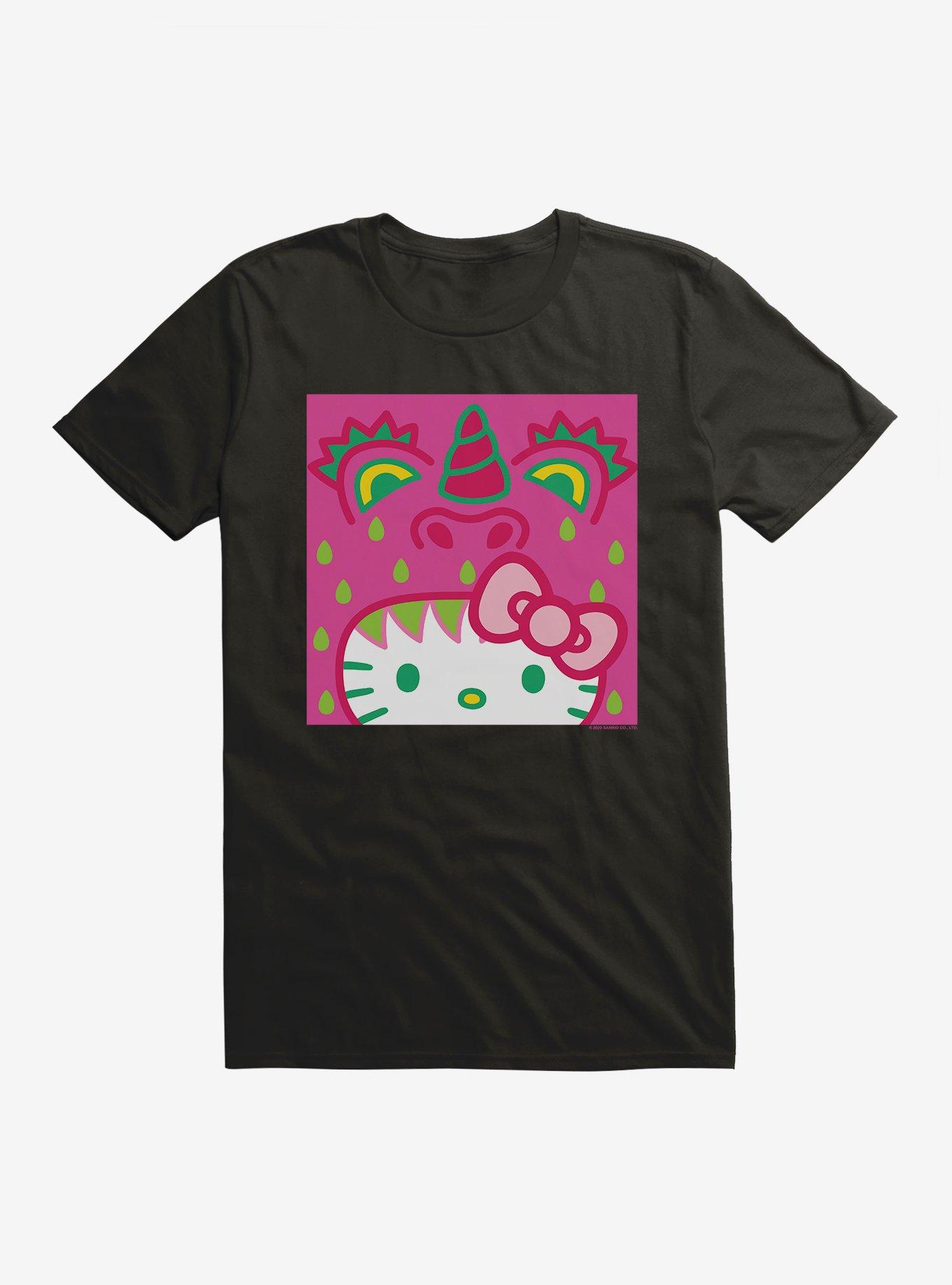 Hello Kitty Sweet Kaiju Icon T-Shirt, BLACK, hi-res