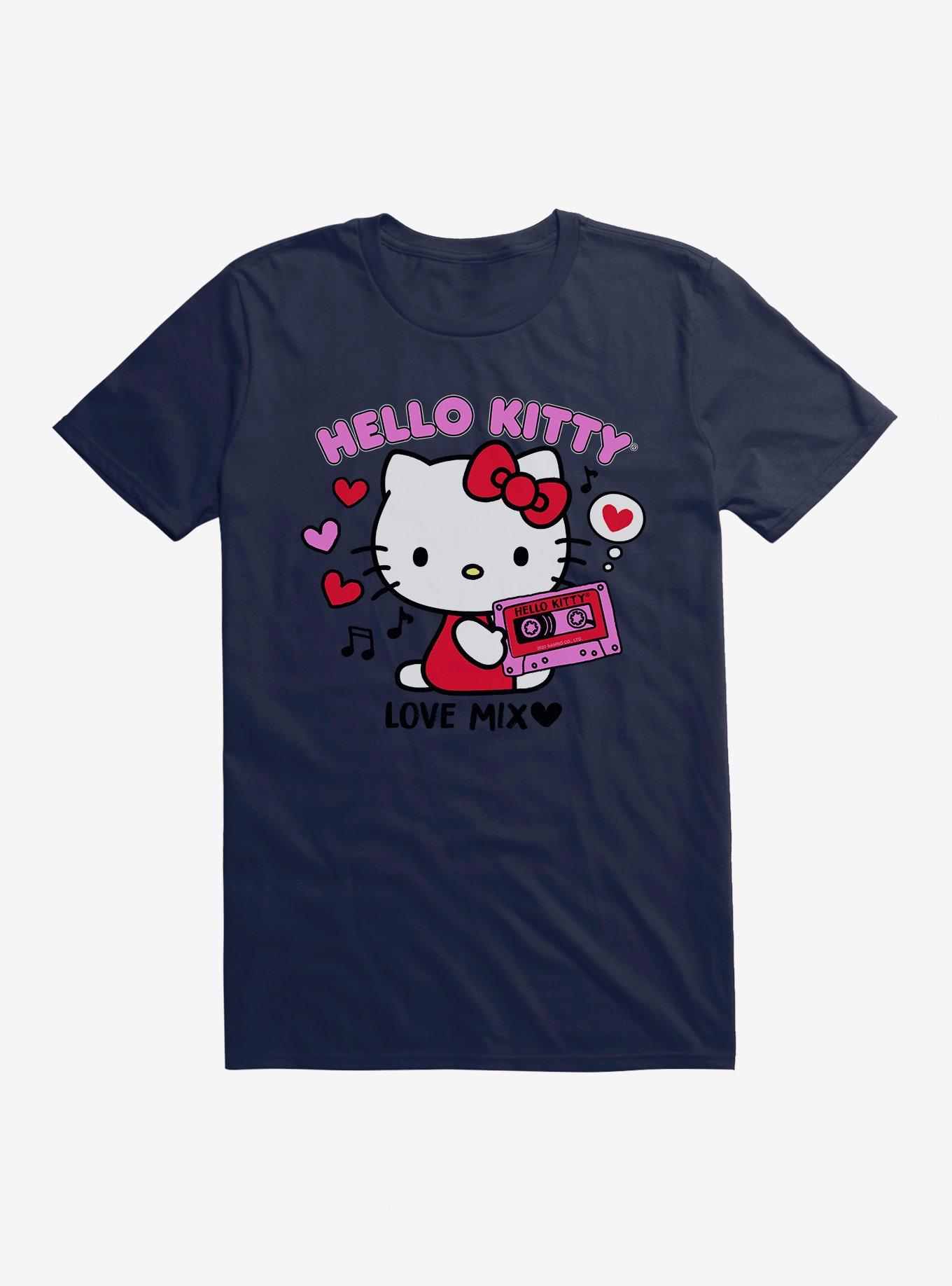 Hello Kitty Valentine's Day Love Mix T-Shirt, NAVY, hi-res