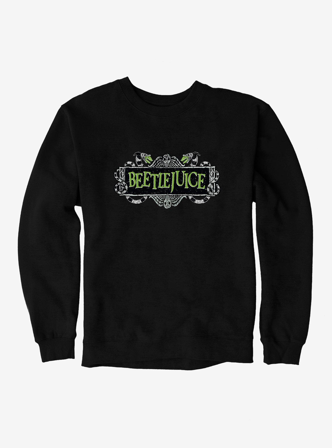 Beetlejuice Title Logo Sweatshirt, , hi-res