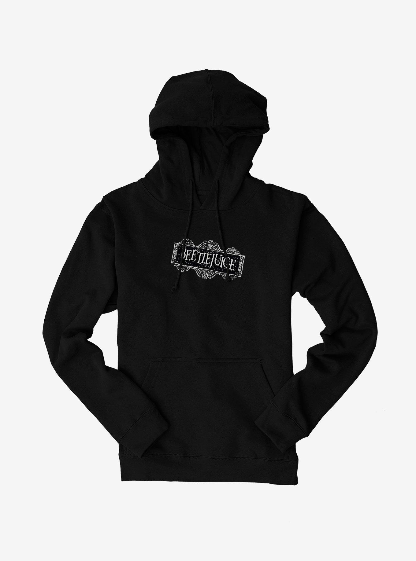 Beetlejuice Logo Hoodie, BLACK, hi-res