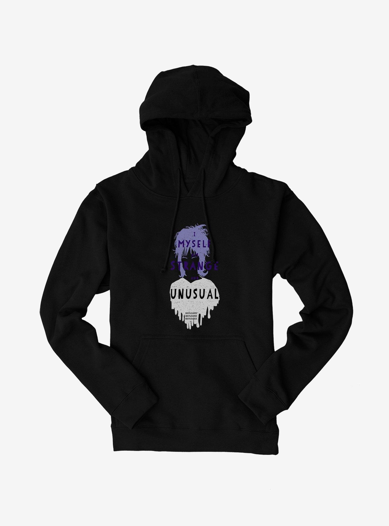 Beetlejuice Lydia Strange Hoodie, BLACK, hi-res