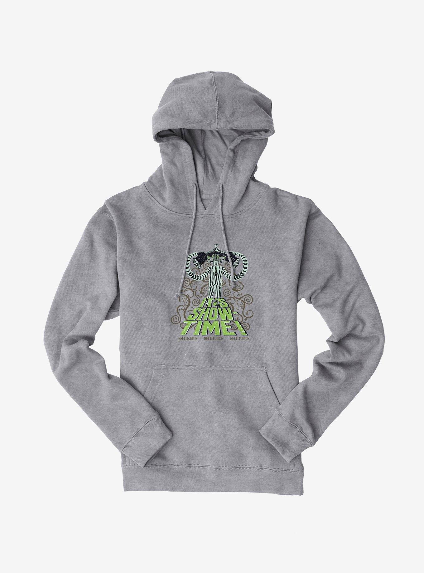 Beetlejuice It's Showtime Hoodie, SPORT GRAY, hi-res